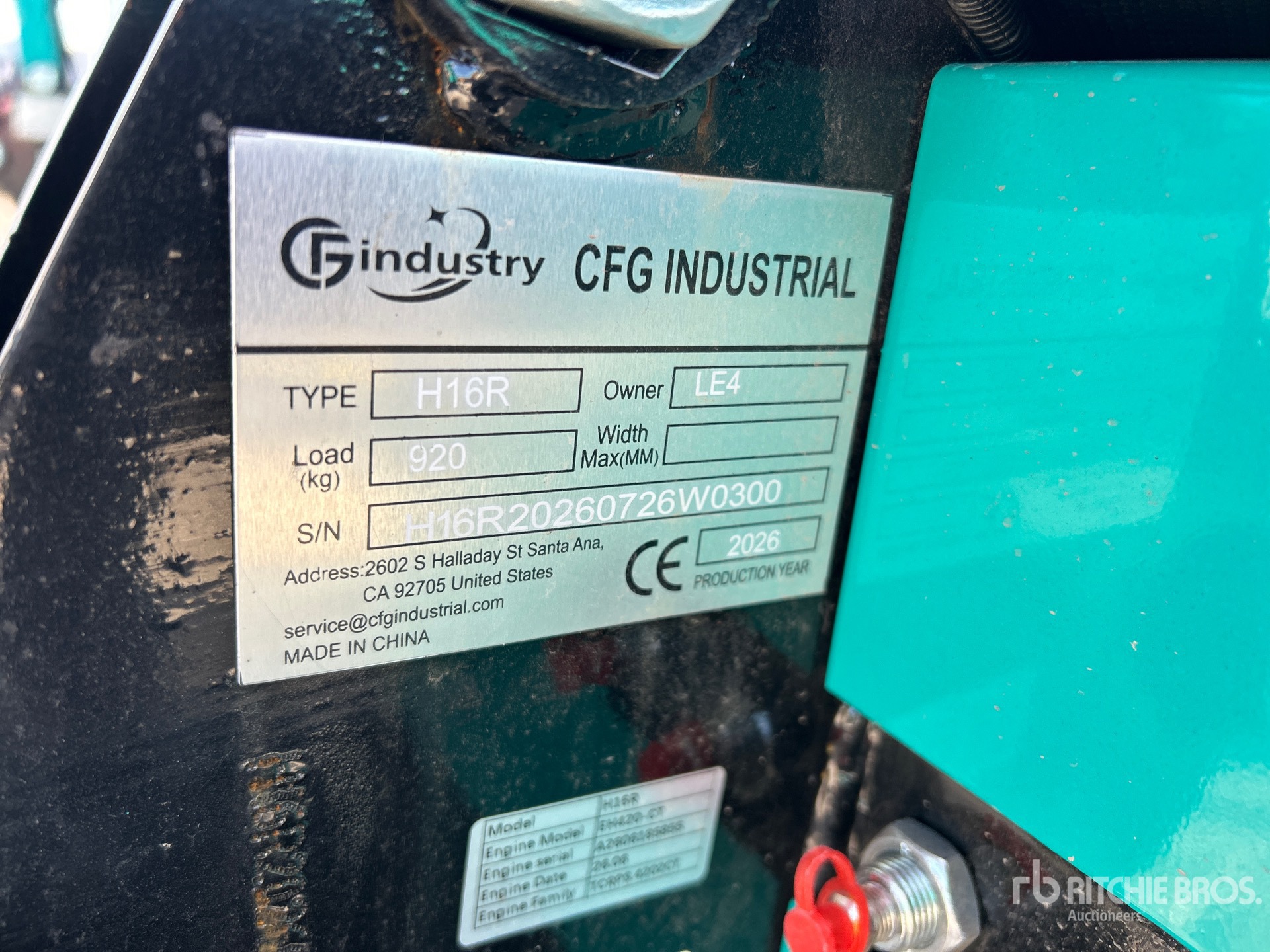 2026 CFG H16R