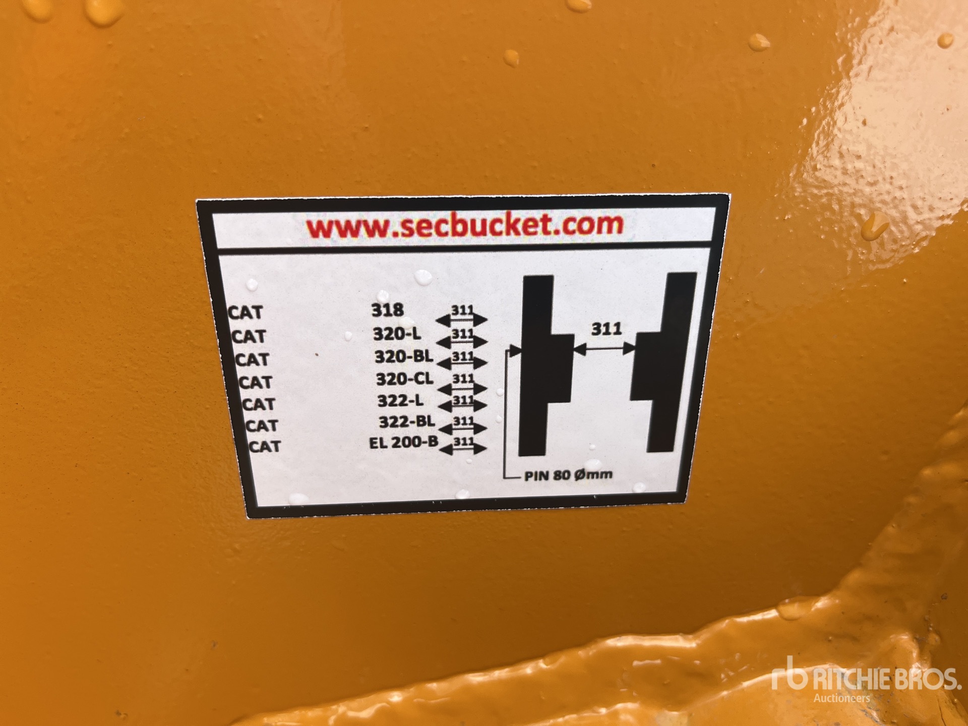 2026 SEC 63 IN SKELETON - FITS CAT 320 ( ...