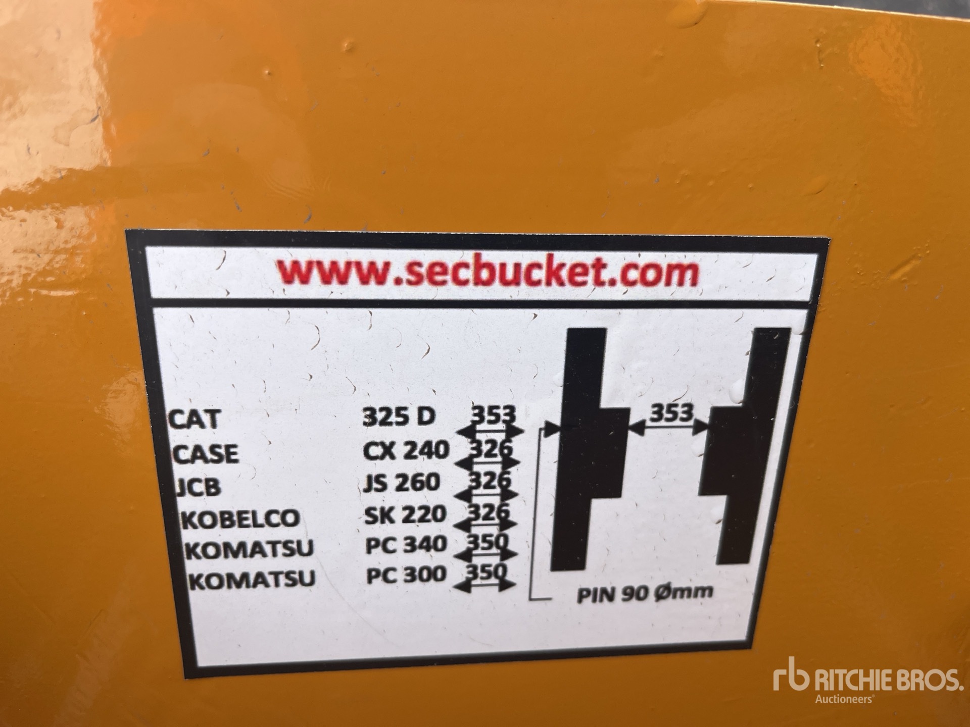 2026 SEC 63 IN SKELETON - FITS CAT 325D  ...