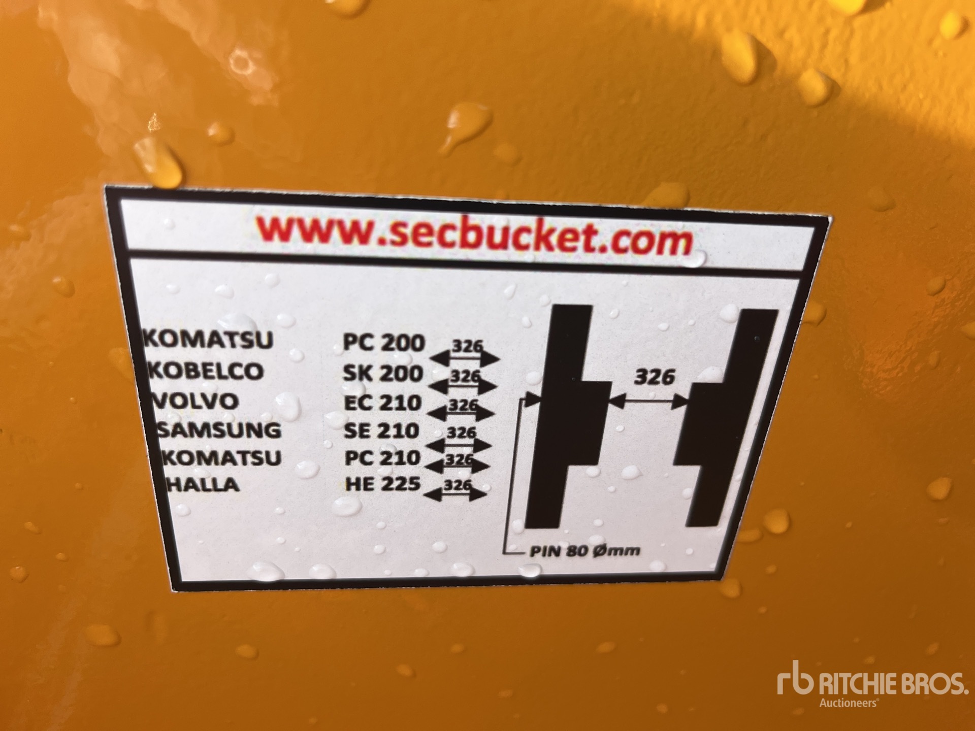 2026 SEC 63 IN SKELETON - FITS KOMATSU P ...