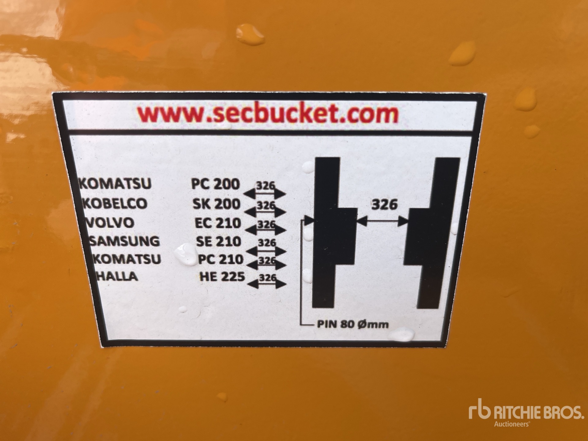 2026 SEC 58 IN SKELETON - FITS KOMATSU P ...