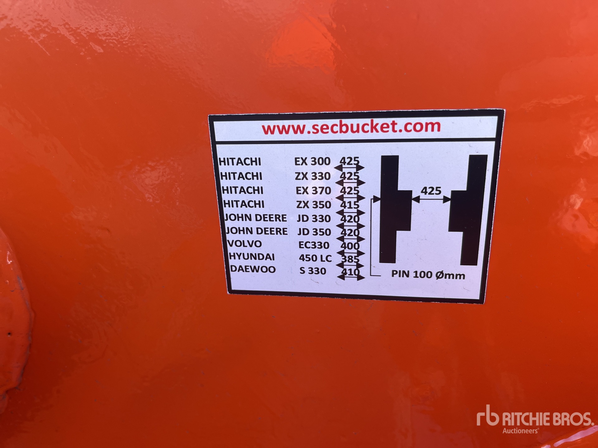 2026 SEC 86 IN DITCHING - FITS HITACHI Z ...
