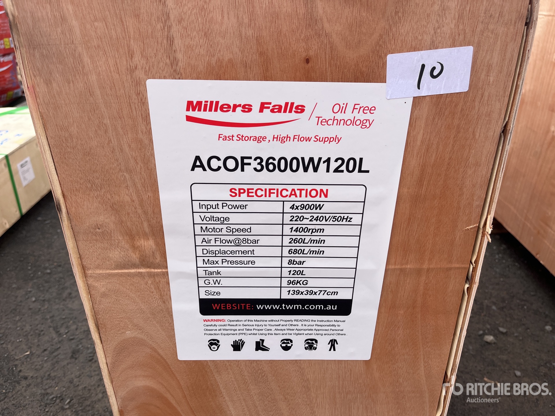 Multiquip ACOF3600W120L