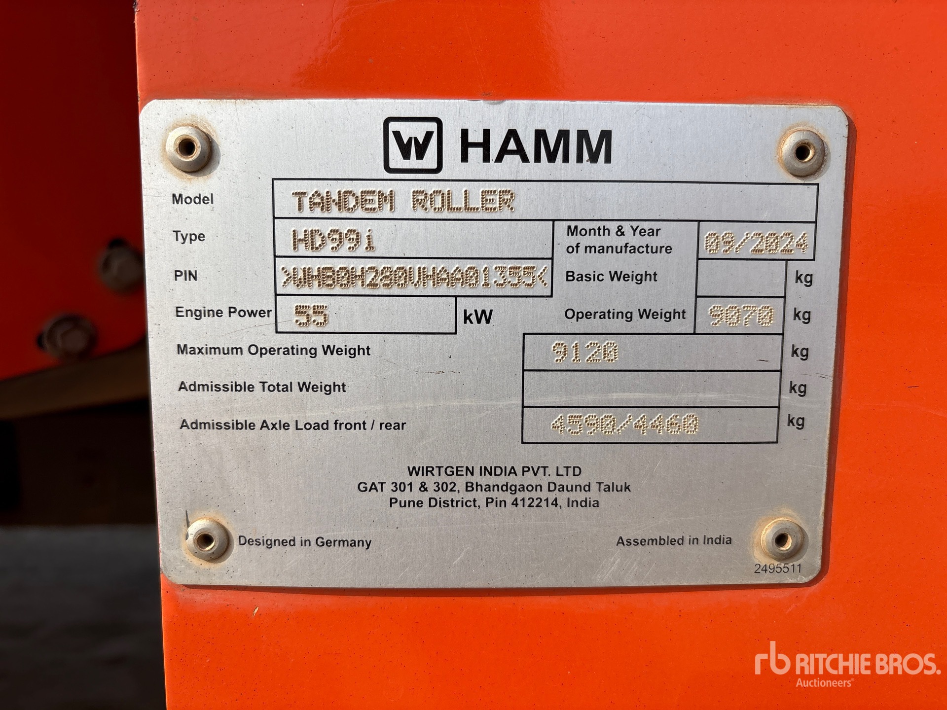 2024 Hamm HD99I