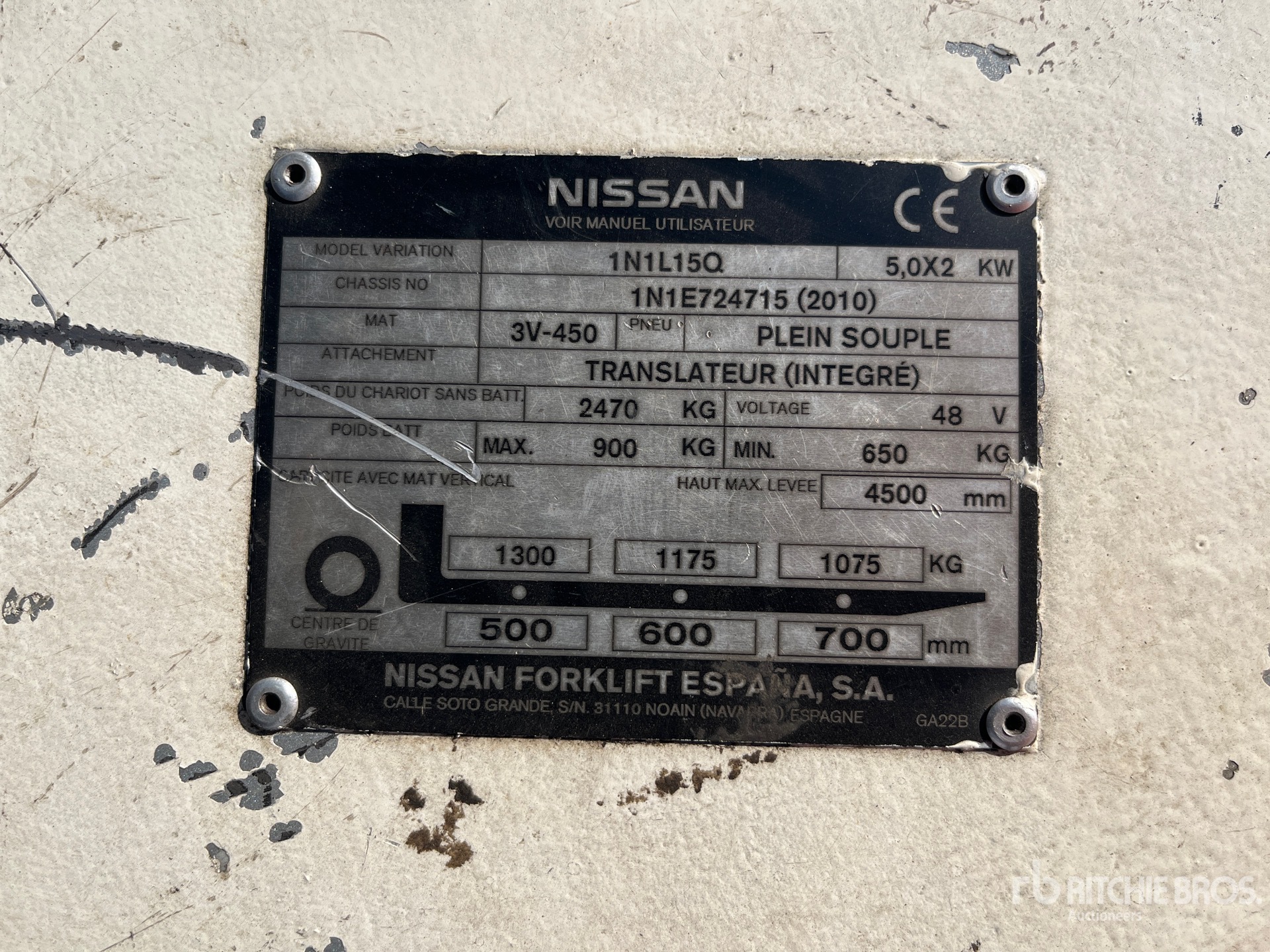 2010 Nissan 1N1L15Q