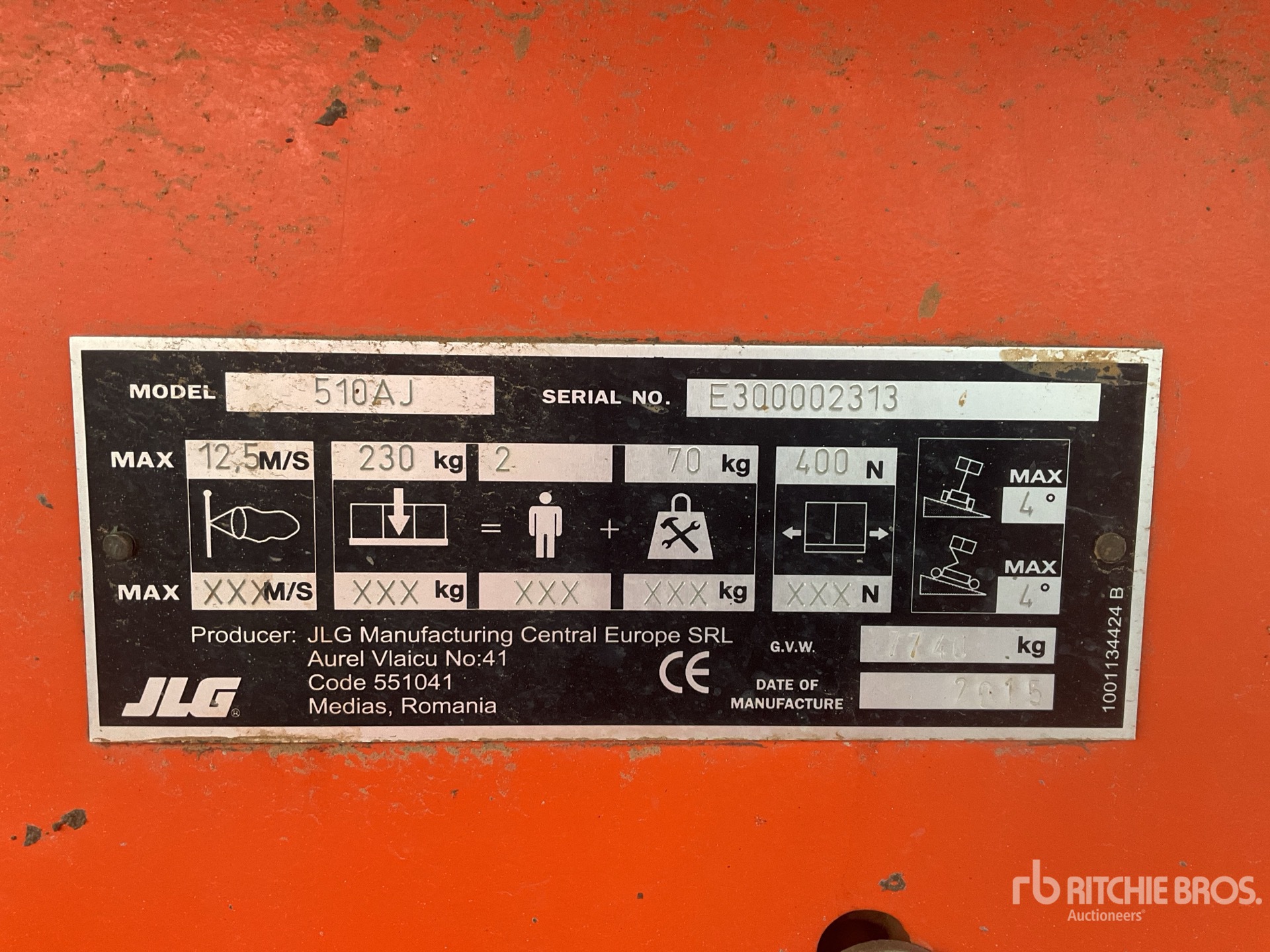 2015 JLG 510AJ
