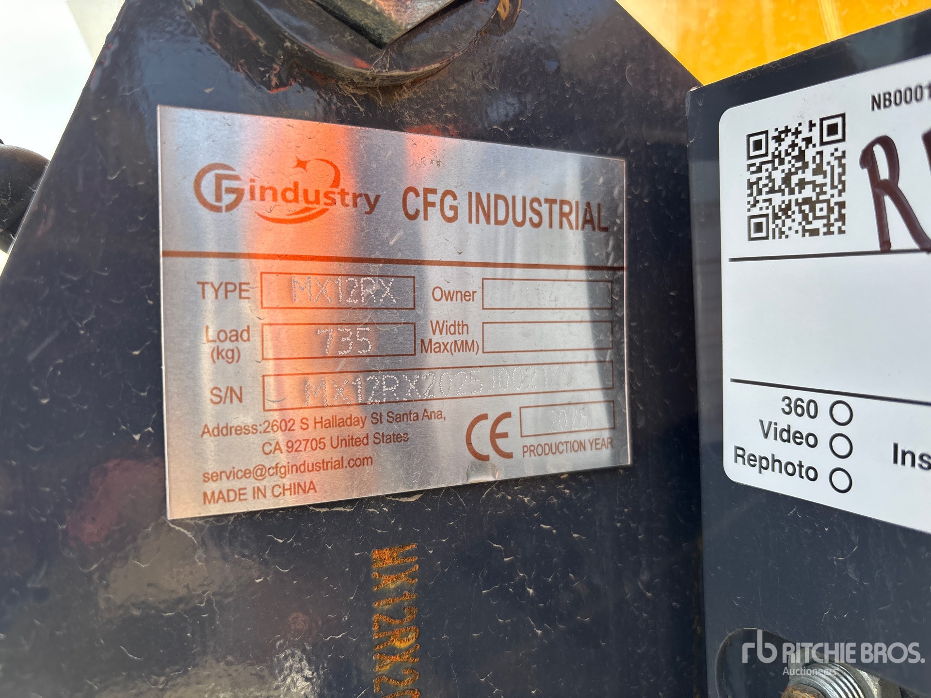 2025 CFG MX12RX