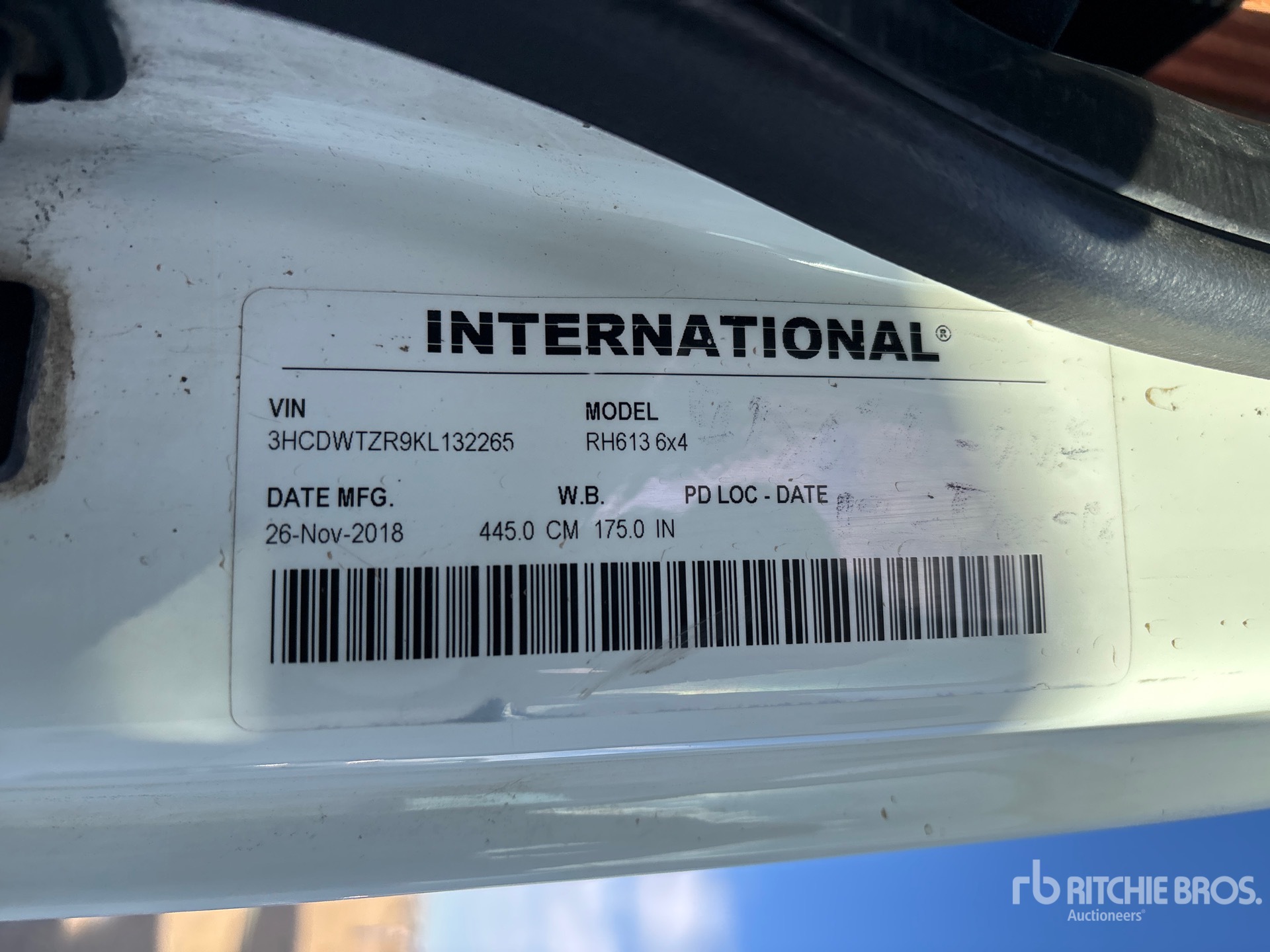 2019 International RH613
