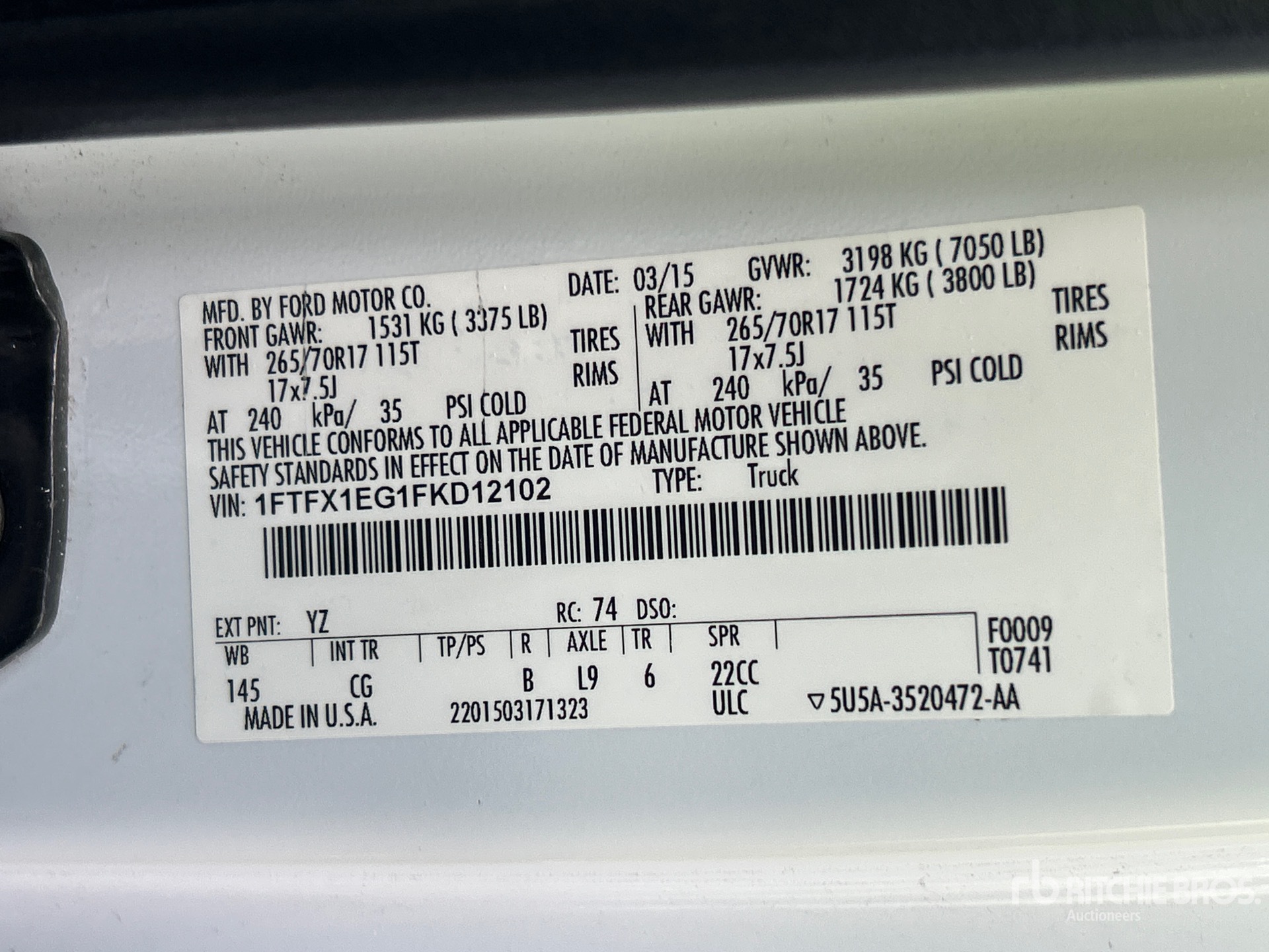 2015 Ford F-150