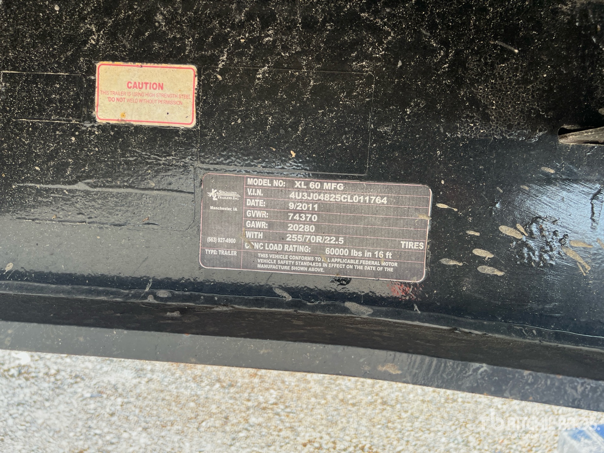 2012 Specialized Truck Equipment XL60