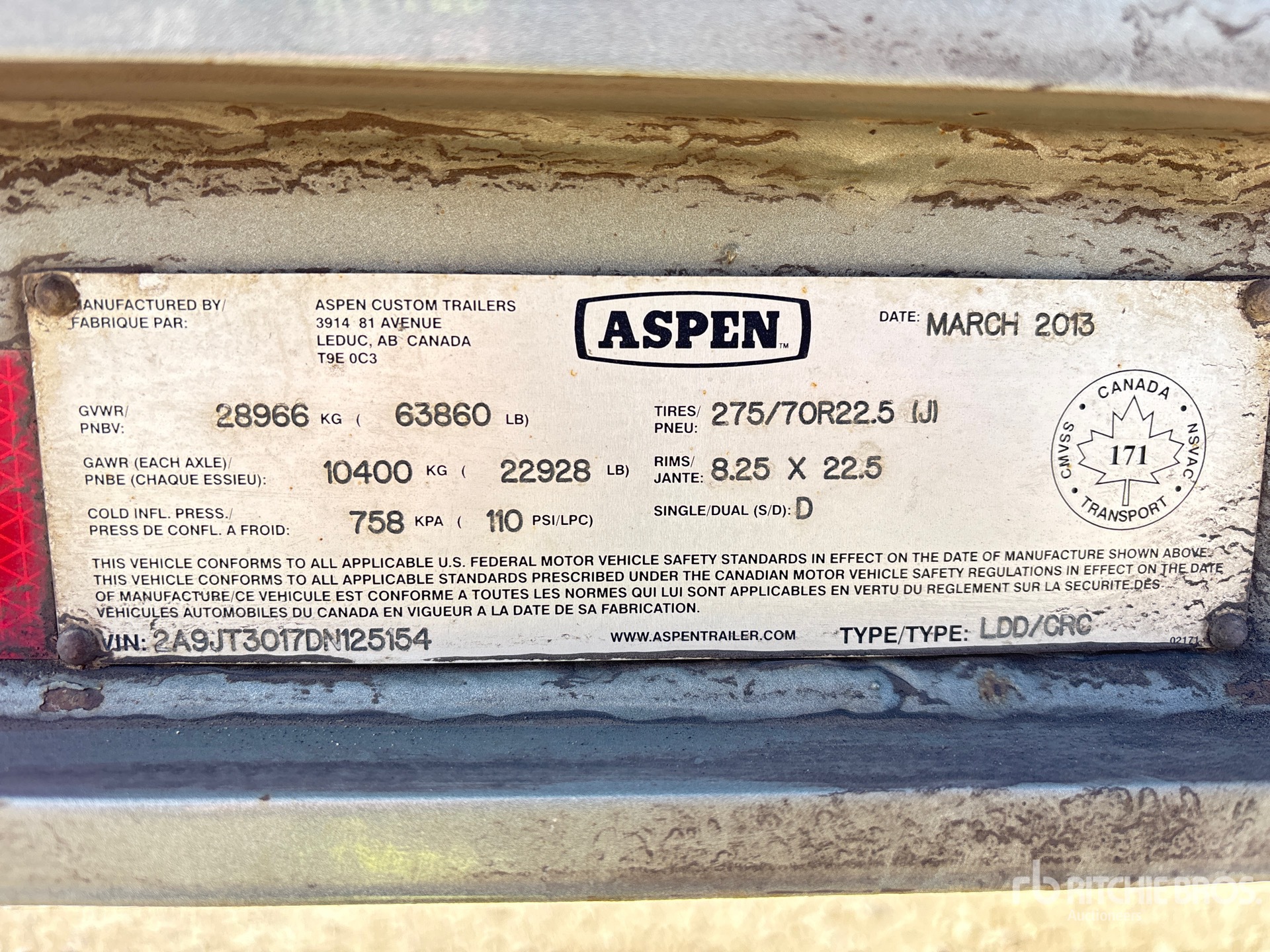 2013 Aspen LDD/CRC