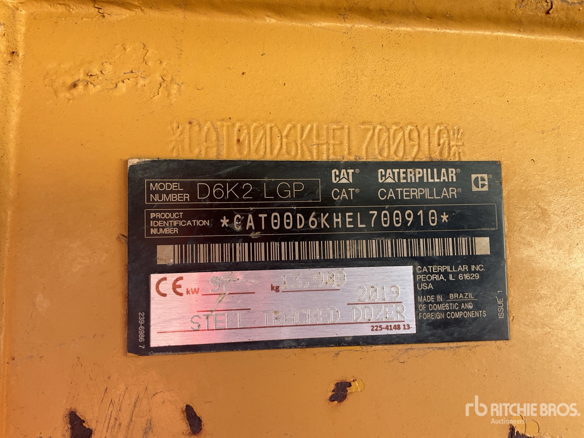 2019 Caterpillar D6K2 LGP