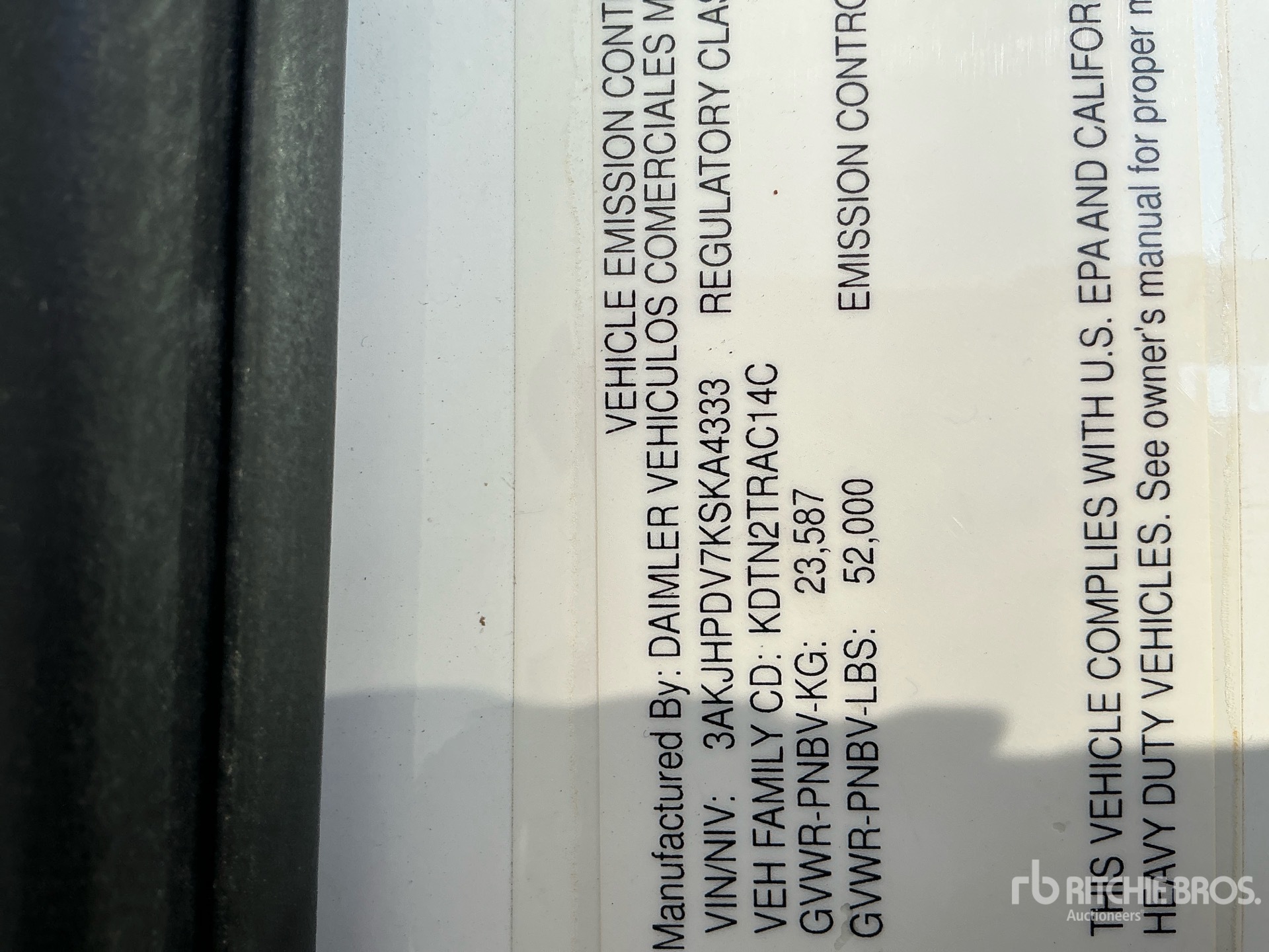 2019 Freightliner CASCADIA 116