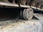 Undercarriage with Left Carrier Rollers