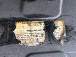 Engine with Emission Label