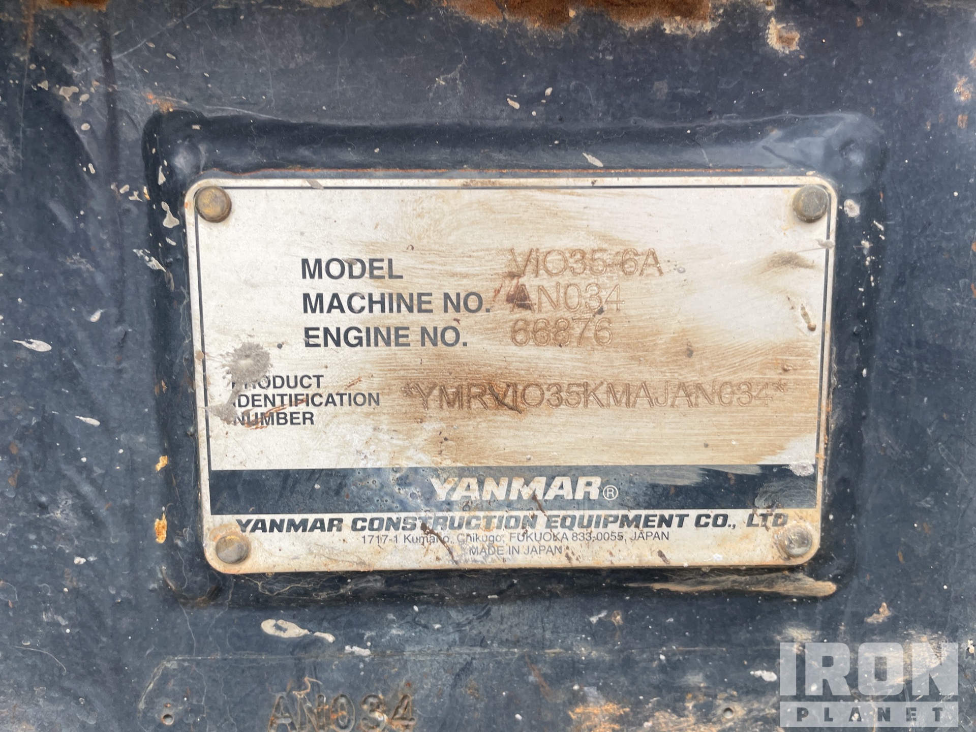 2021 Yanmar VIO35-6A
