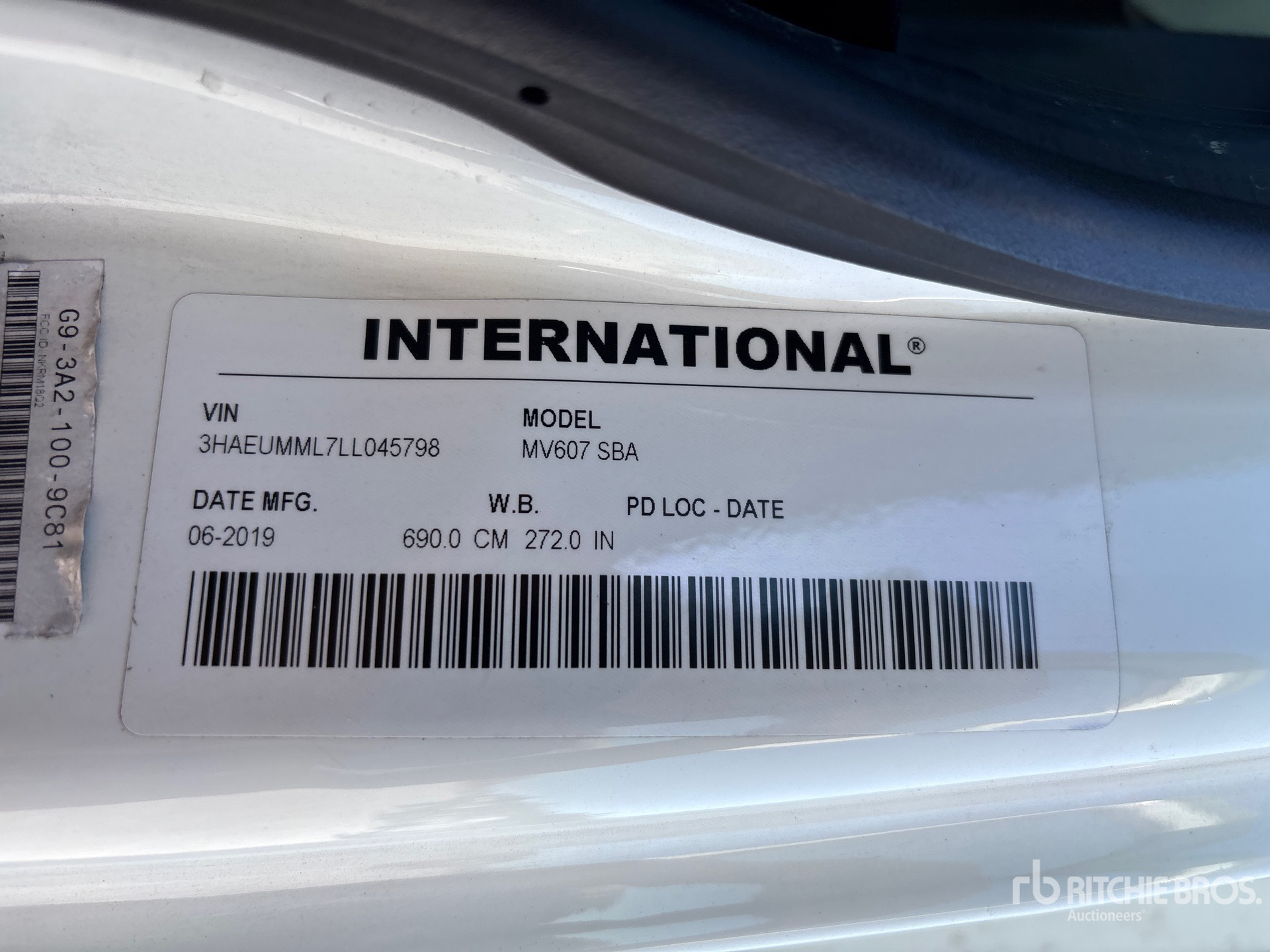 2020 International MV607