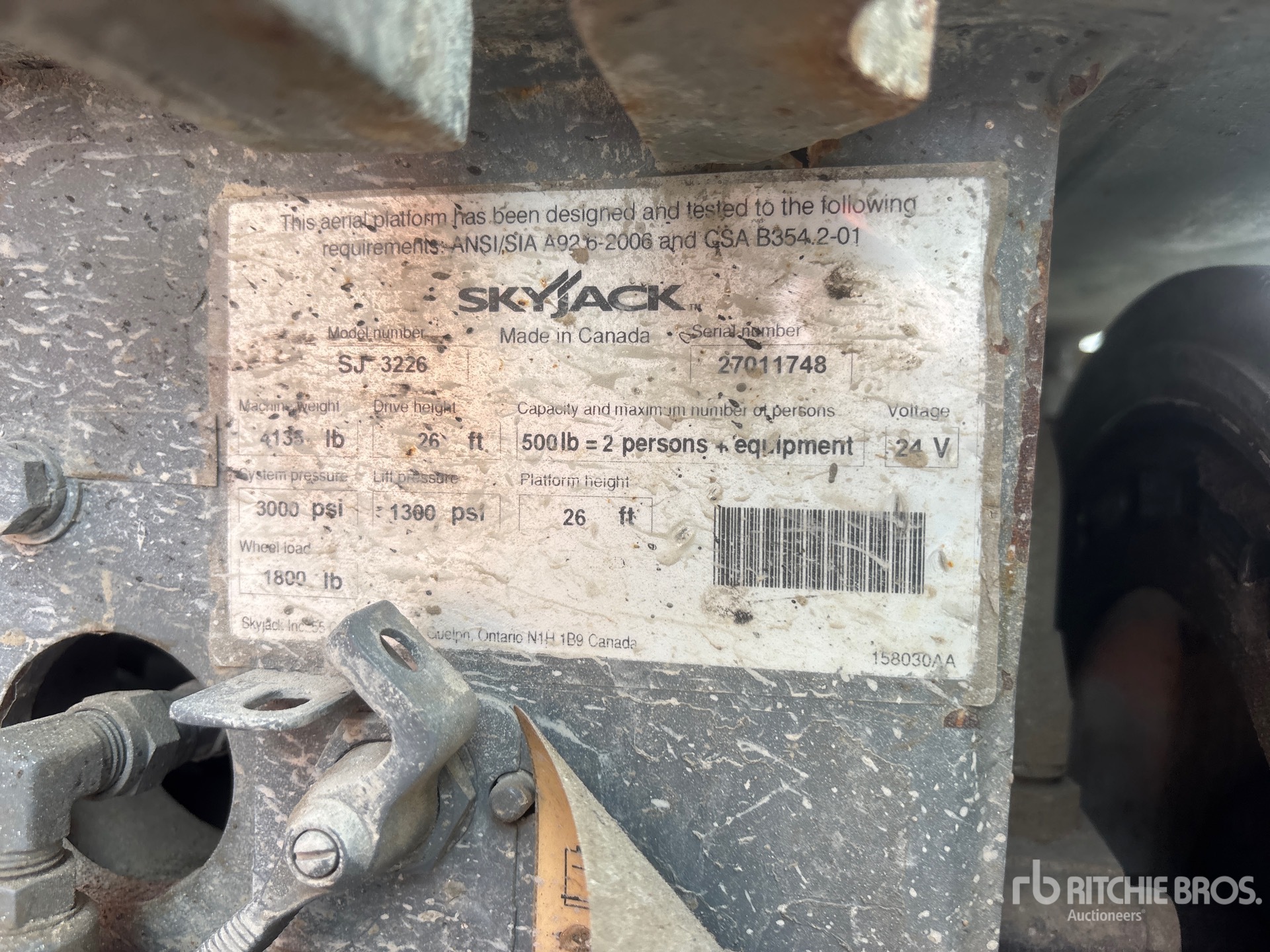 2012 Skyjack SJIII 3226