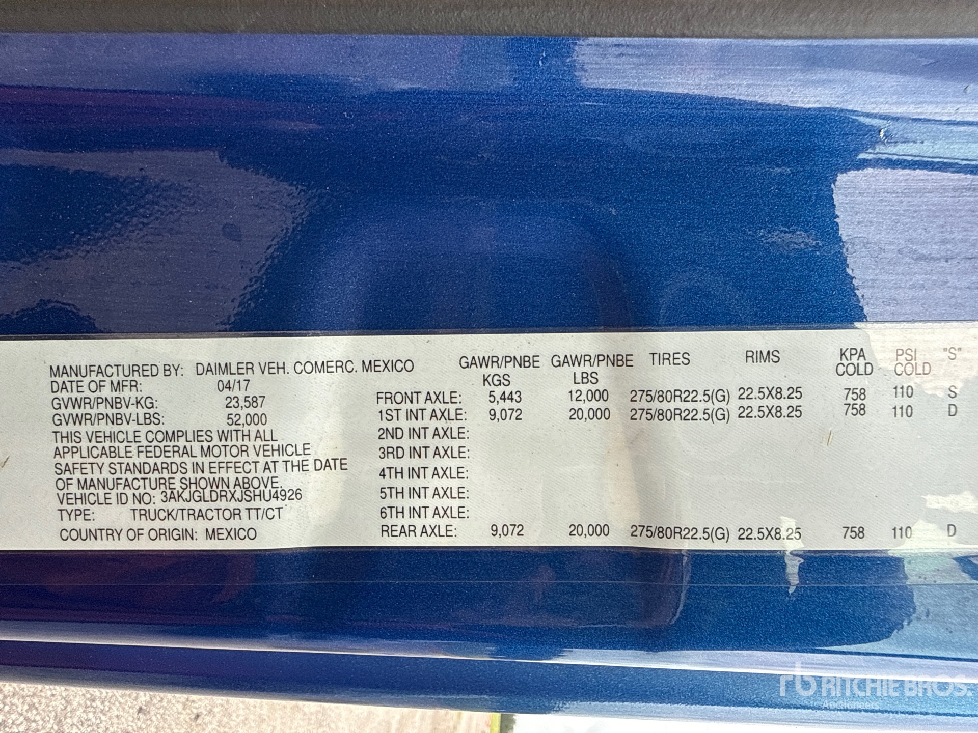 2018 Freightliner CASCADIA 125