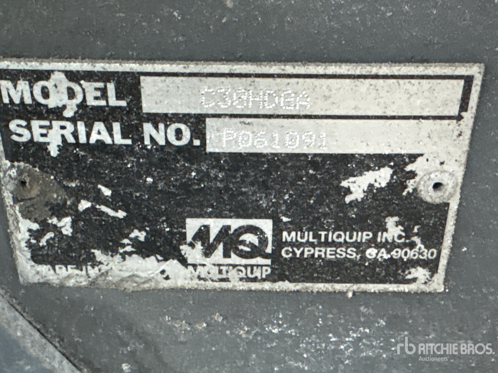 Multiquip C-30HDGA