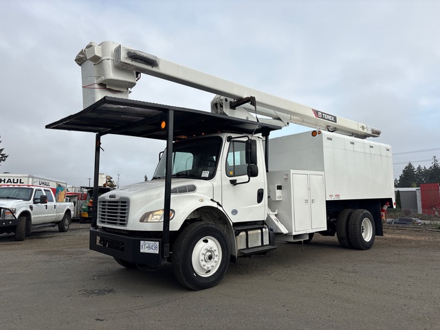 2016 Terex XTPRO60 60 ft on 2017 Freightliner 4x2 Forestry Chipper Body Bucket Truck 2016 Terex XTPRO60 60 ft on 2017 Freightliner 4x2 Forestry Chipper Body Bucket Truck