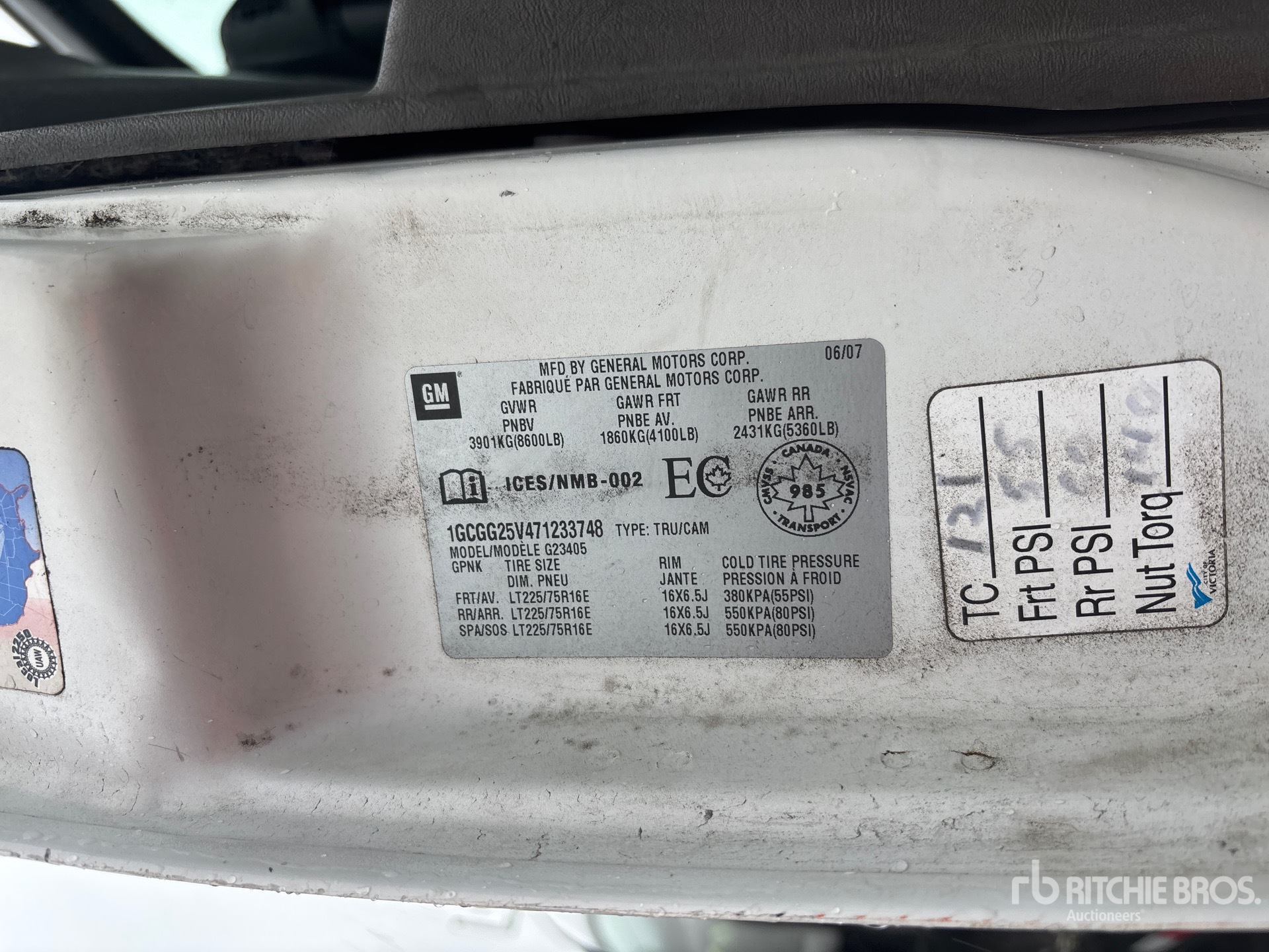 2007 Chevrolet EXPRESS 2500