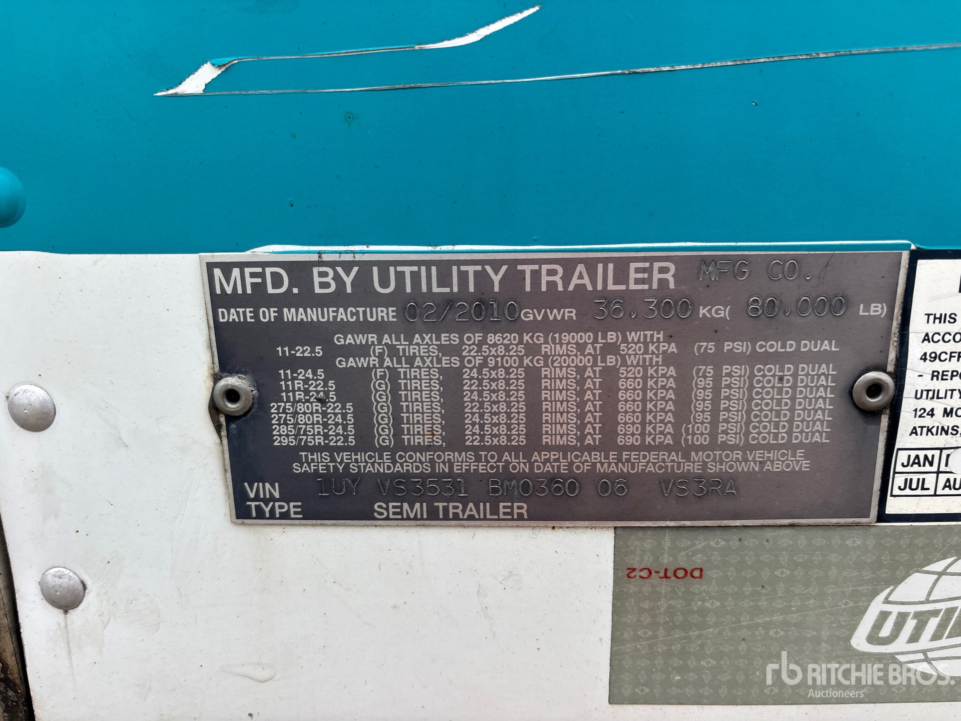 2011 Utility VS3RA