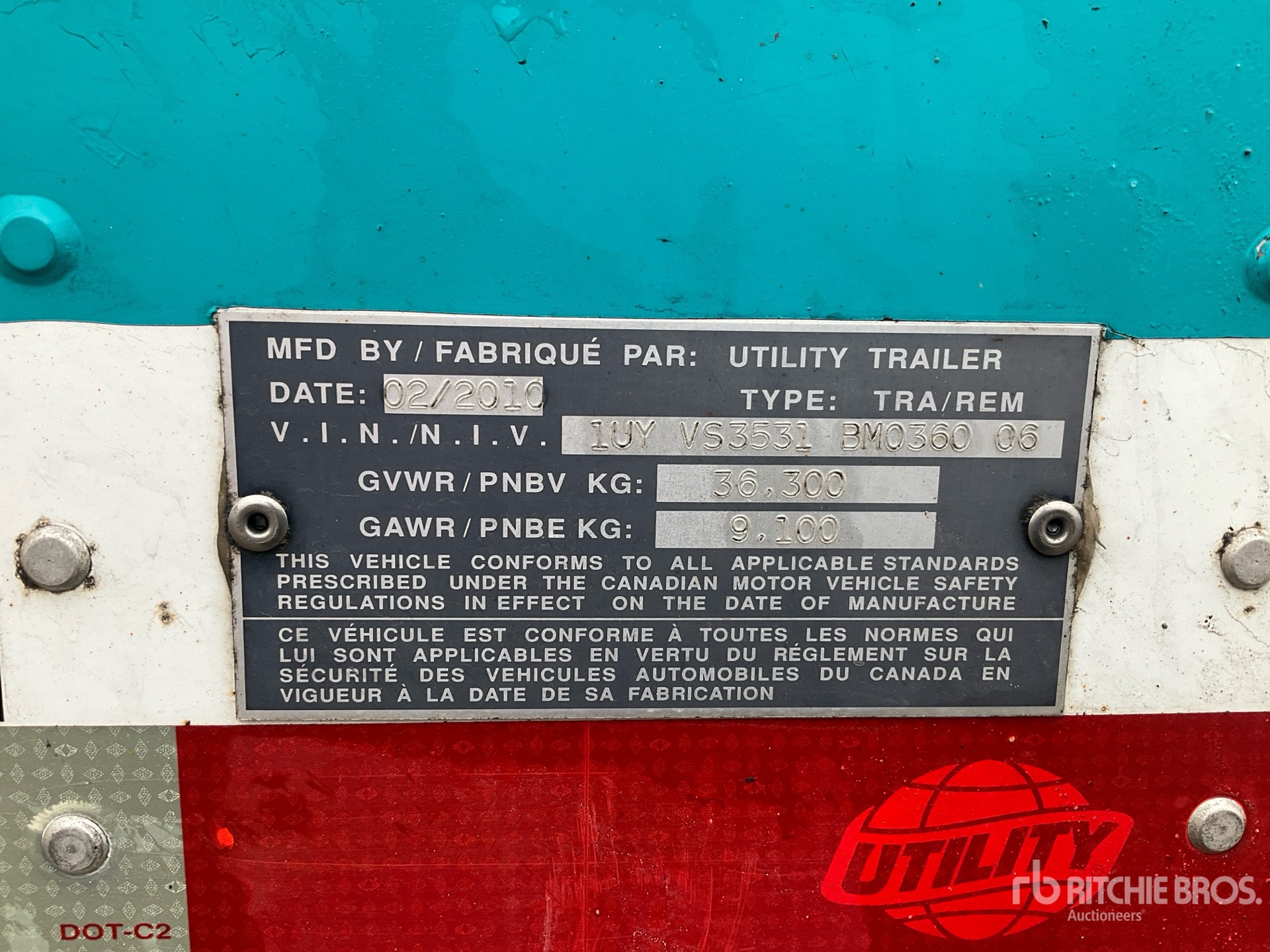 2011 Utility 53 ft Tri/A