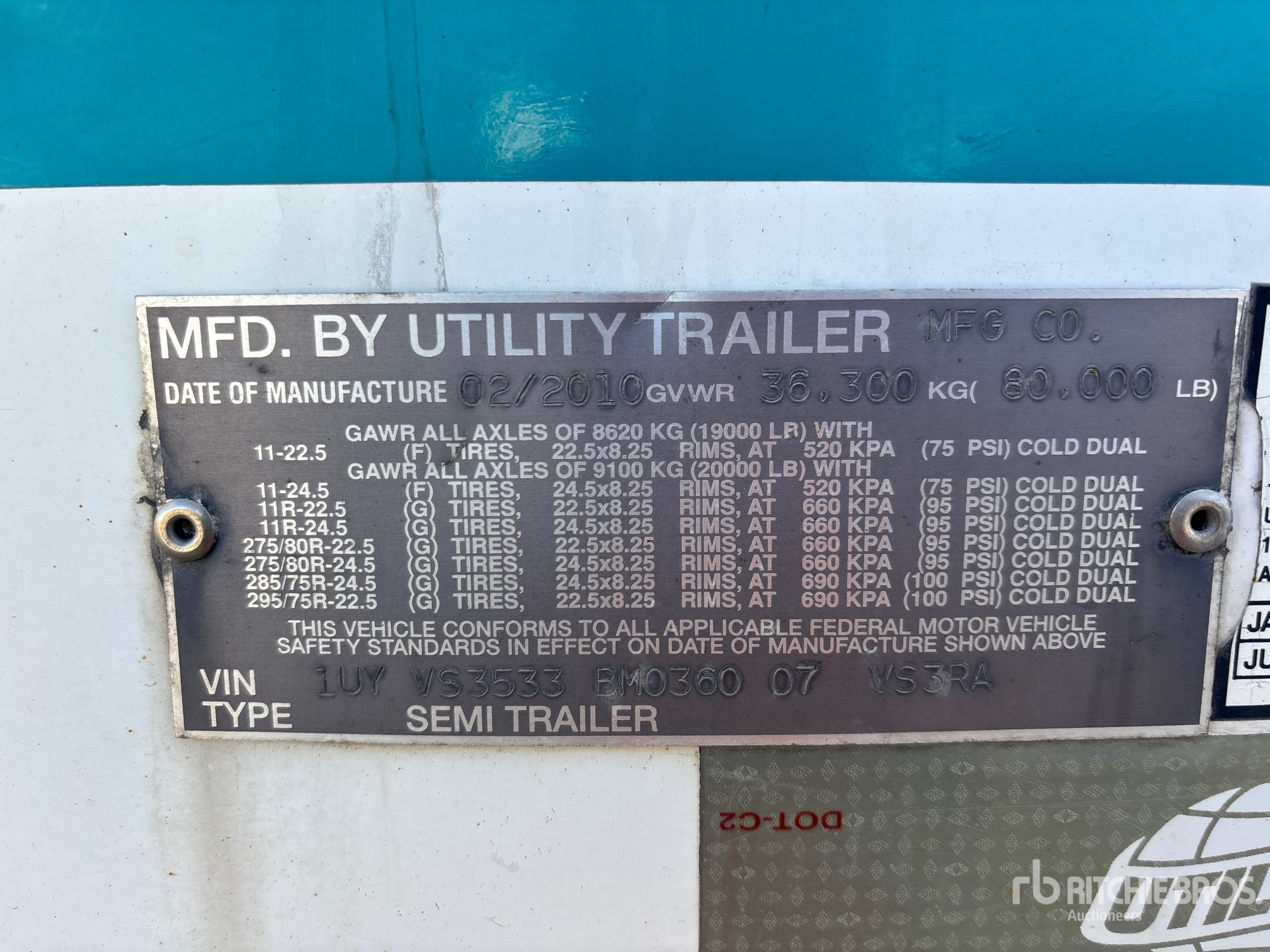 2011 Utility VS3RA