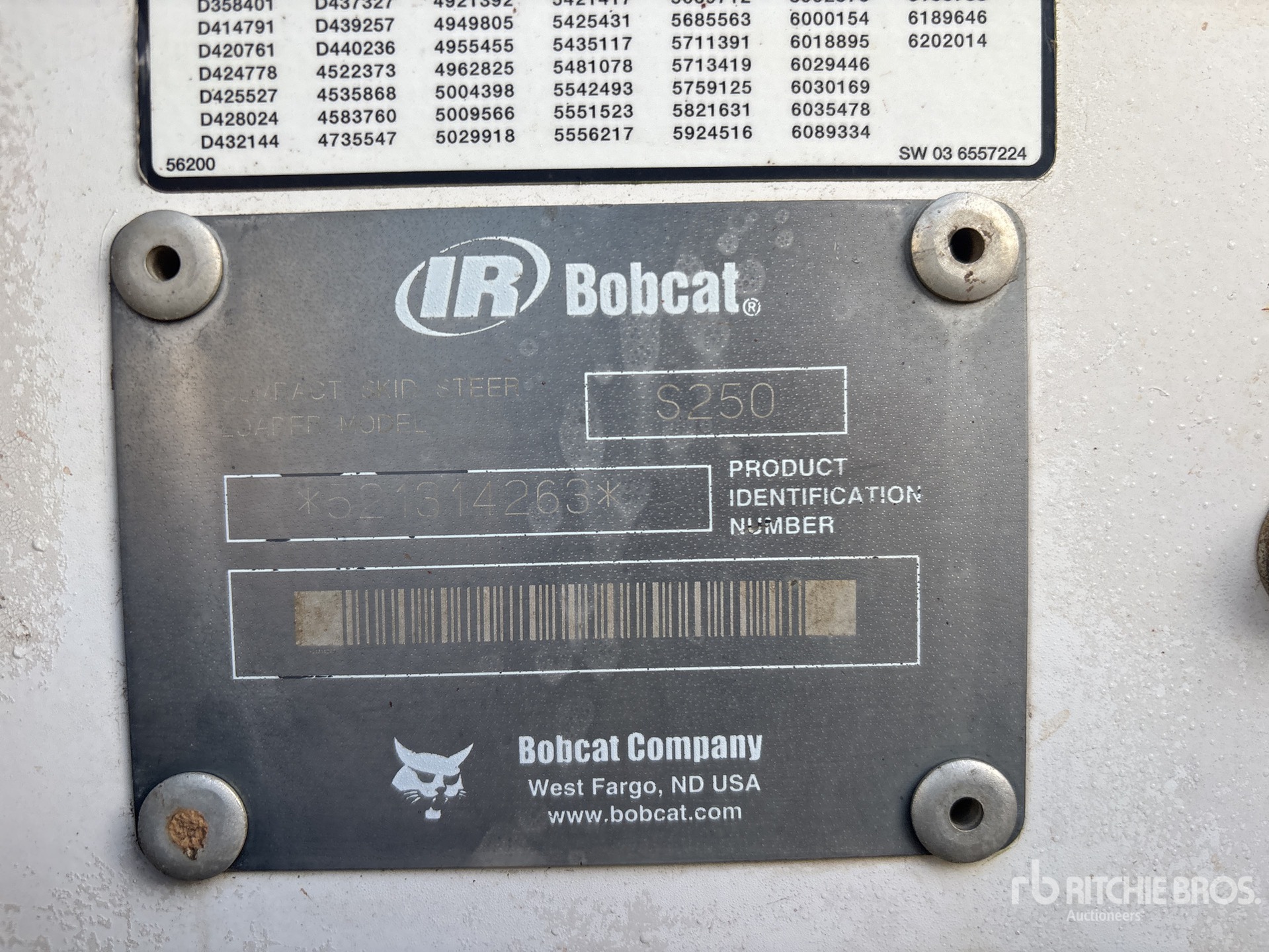 2003 Bobcat S250