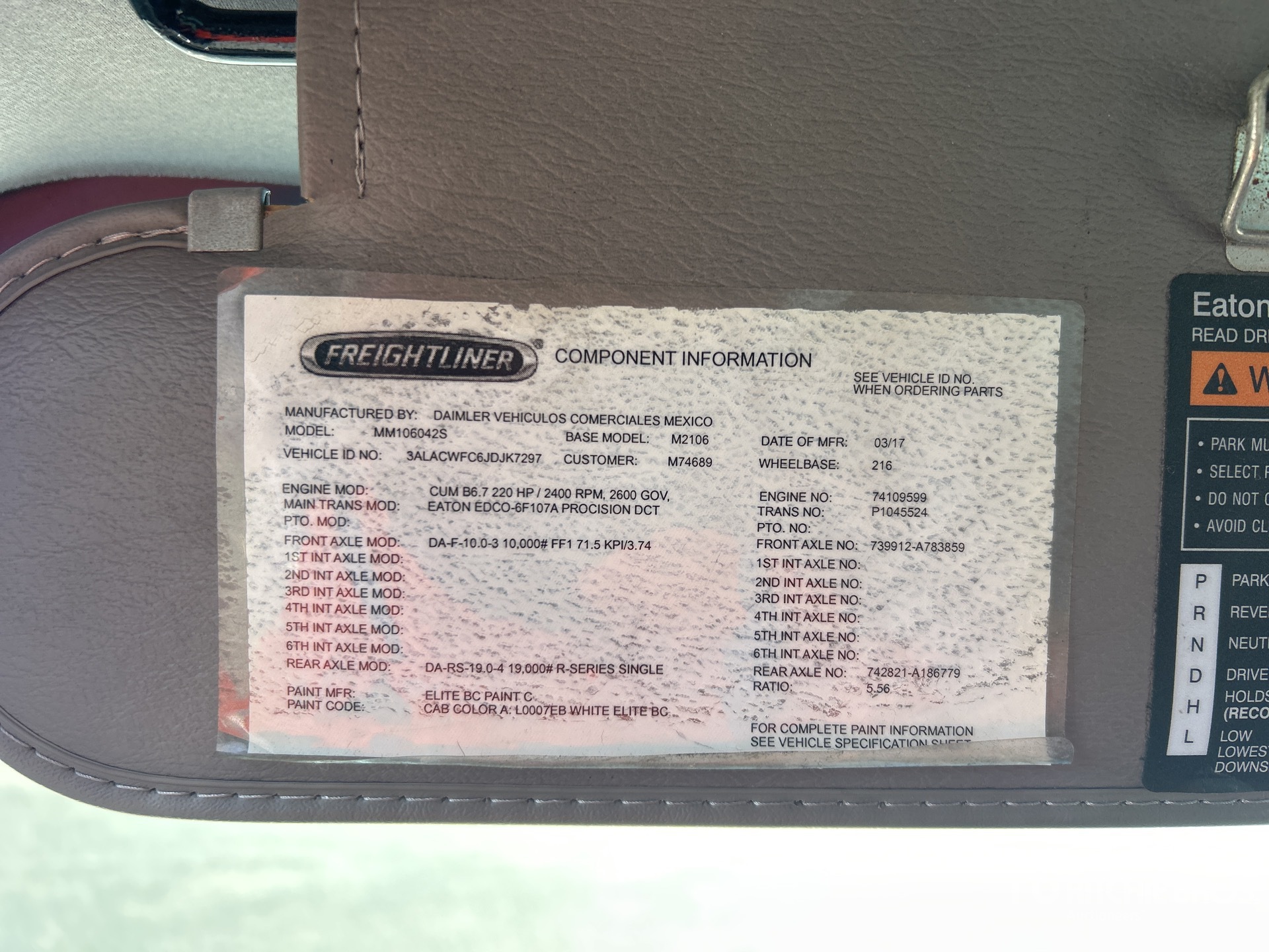 2018 Freightliner M2 106