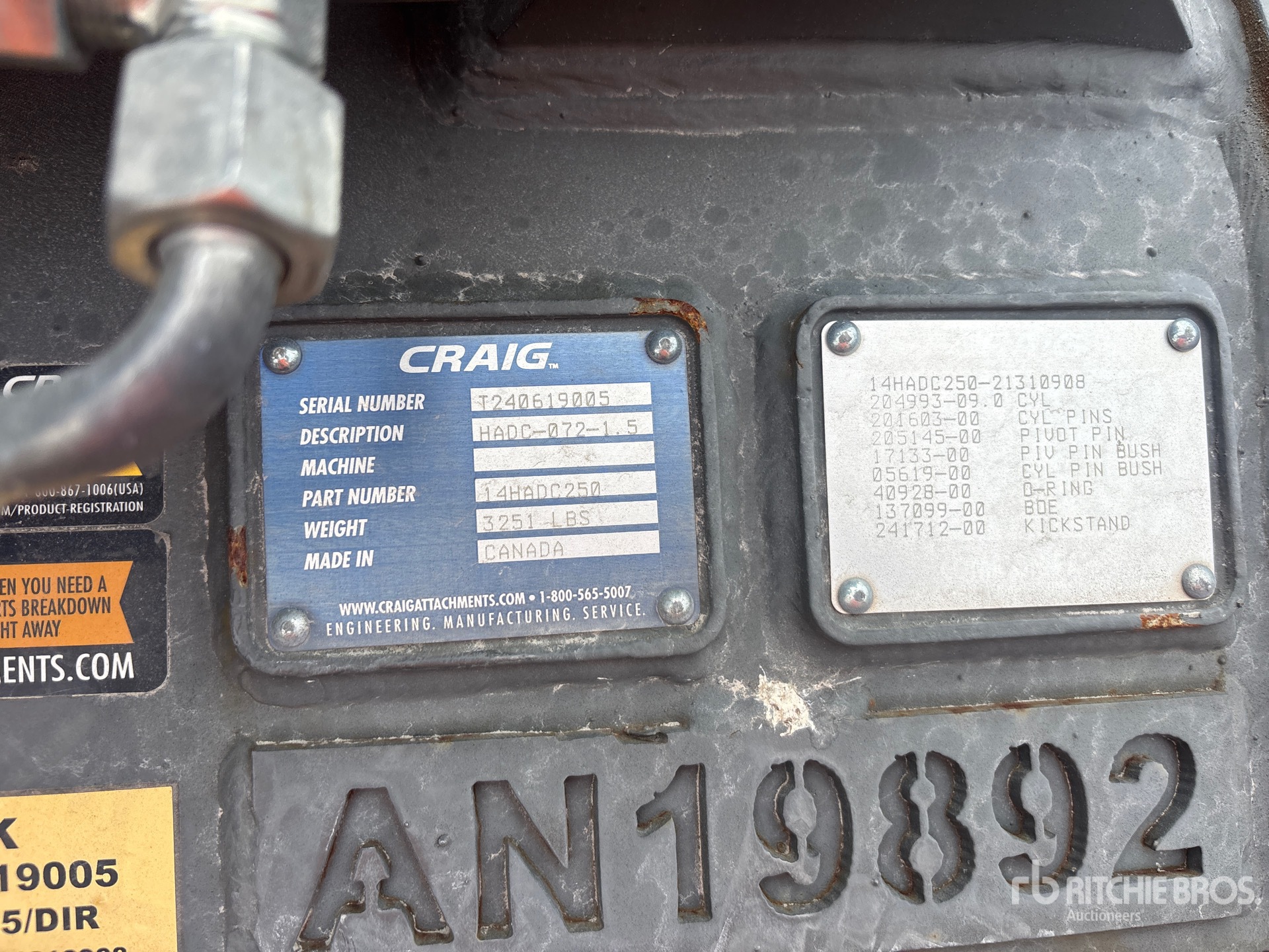 Craig Hydraulic Tilting - Fits Volvo  ...