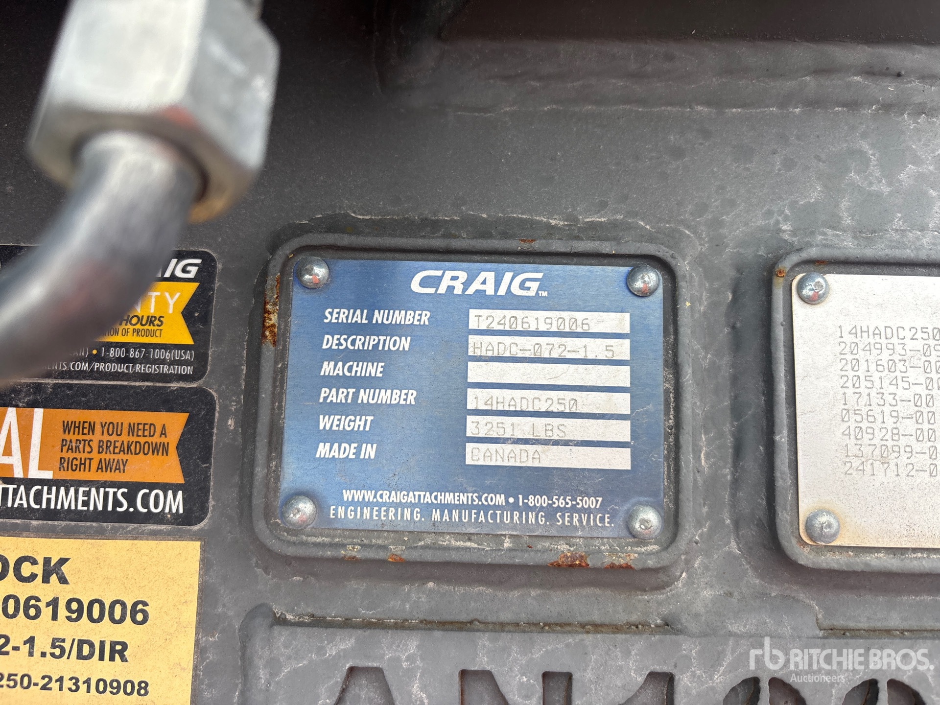 Craig Hydraulic Tilting - Fits Volvo  ...