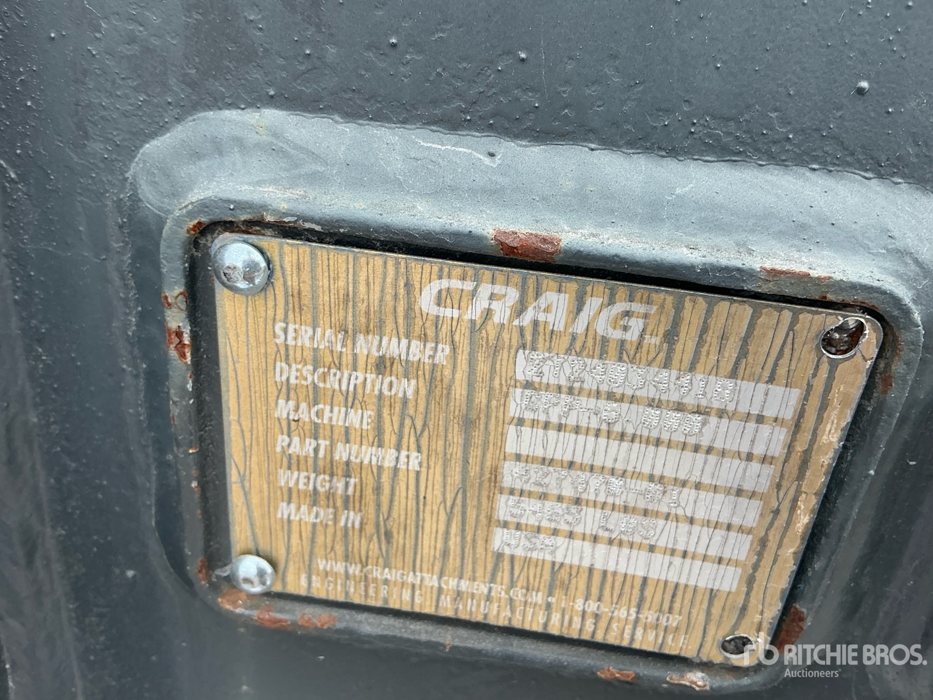 Craig 125 in 6 cyd - Fits Komatsu WA4 ...