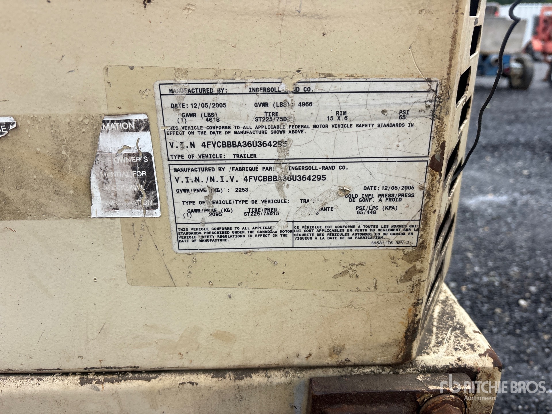 2006 Ingersoll Rand XP375WIR