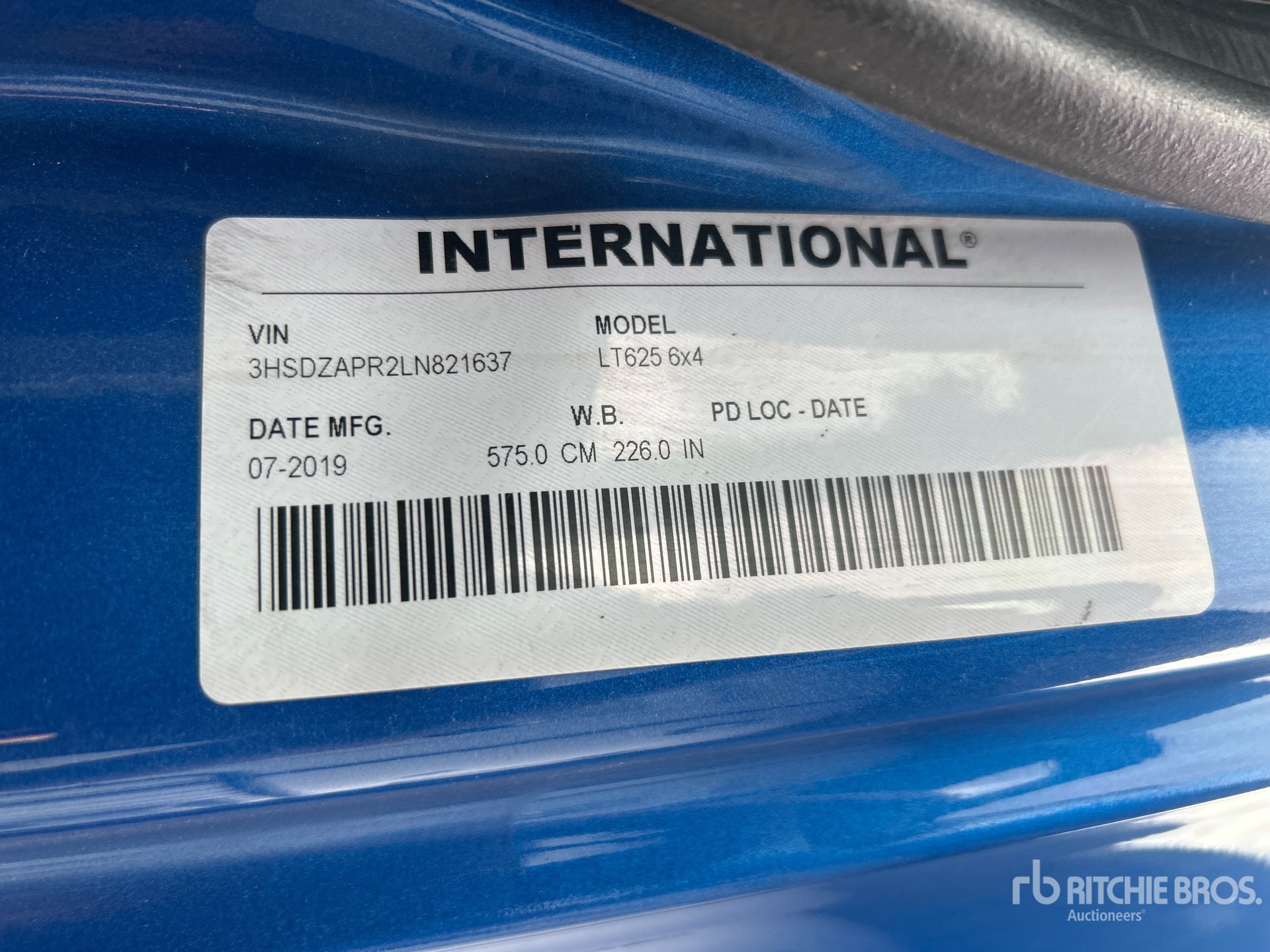 2020 International LT625