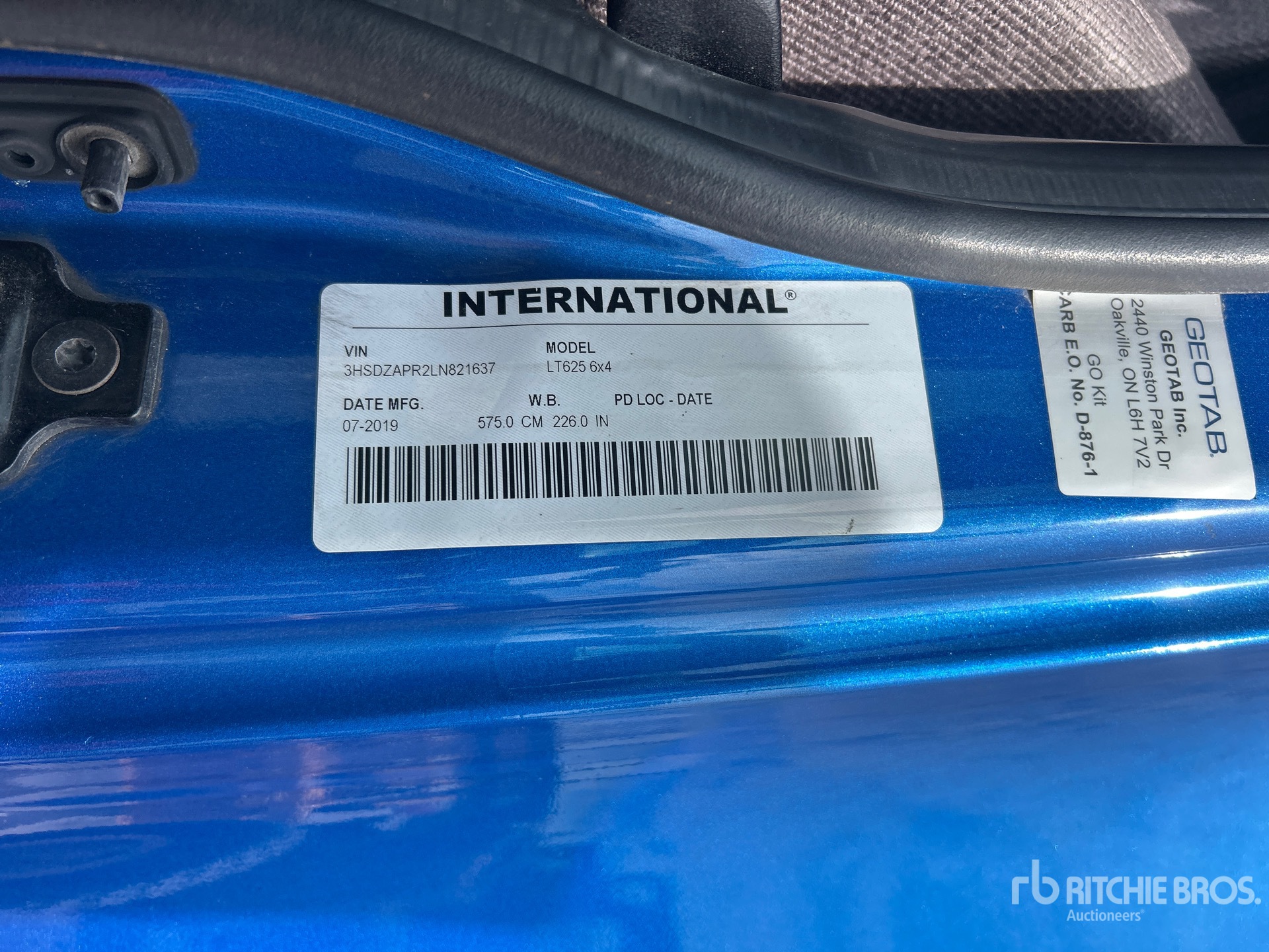 2020 International LT625