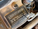 Engine with Emission Label