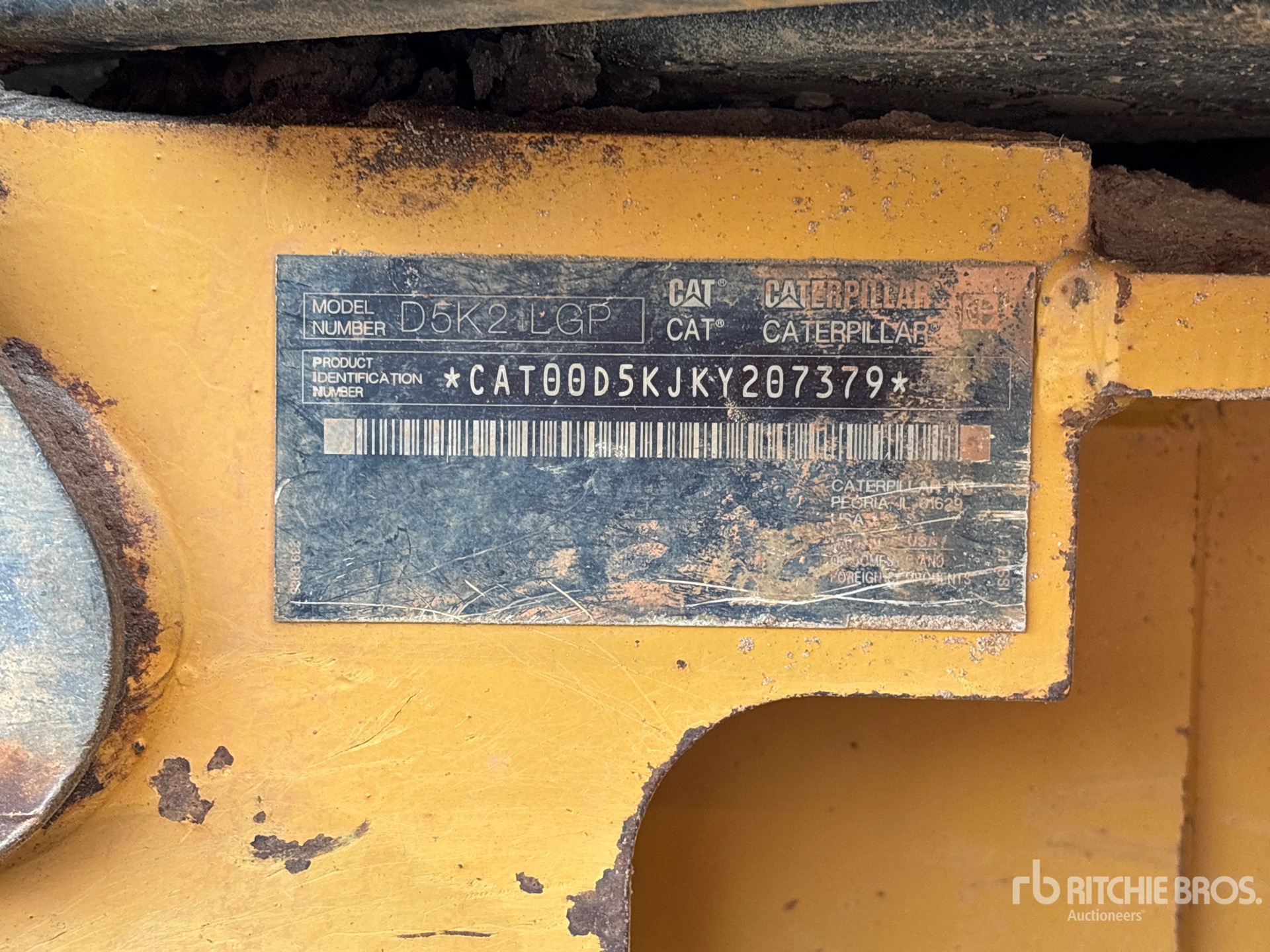 2019 Caterpillar D5K2 LGP