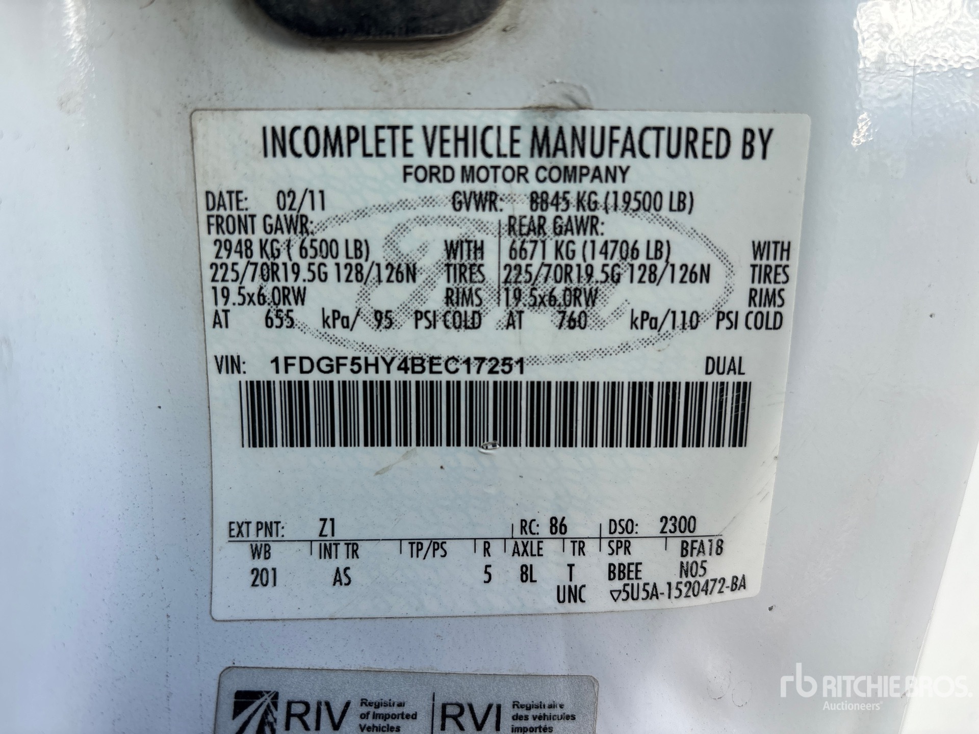 2011 Ford F-550