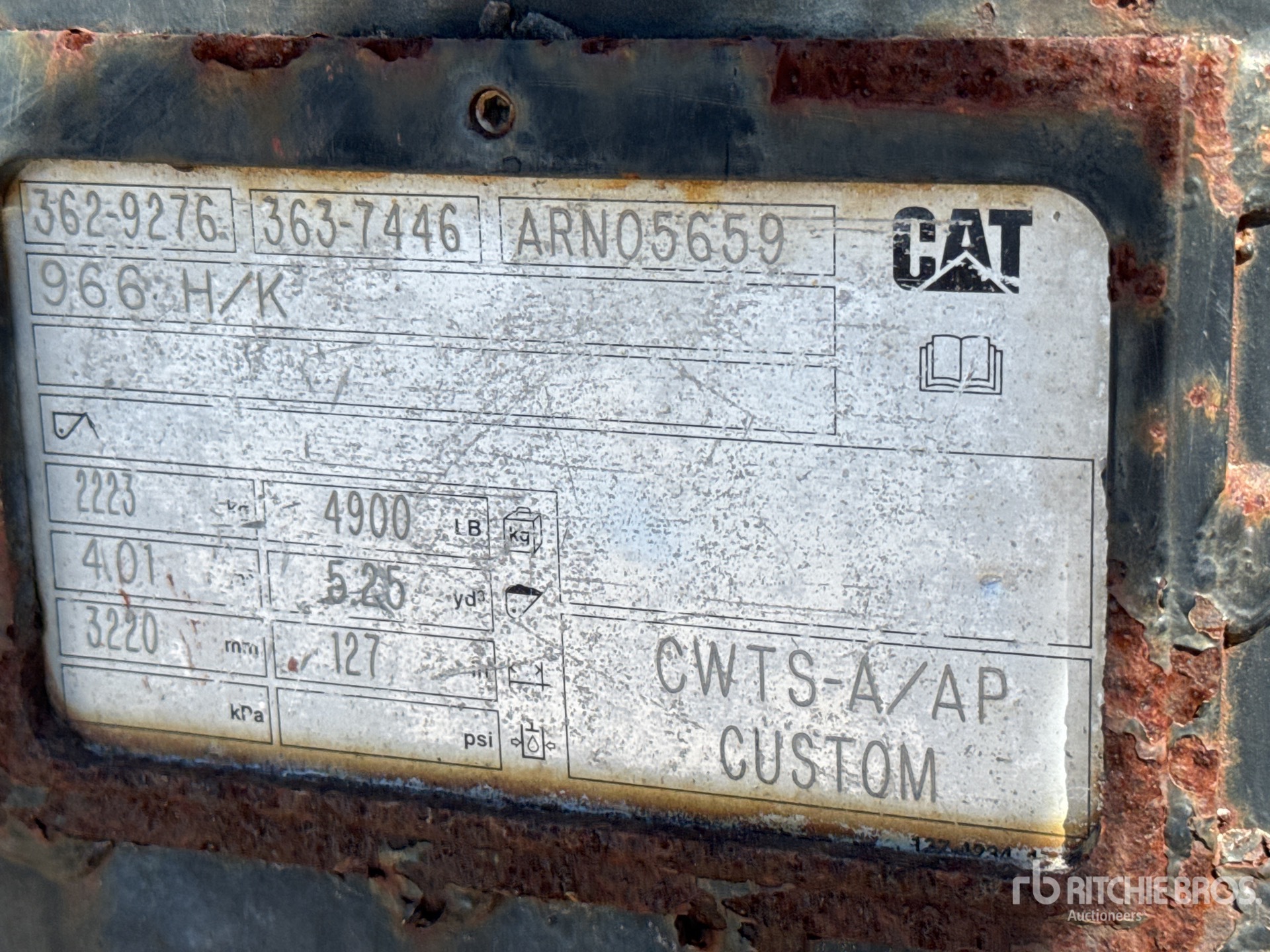 Caterpillar 124 IN Q/C GENERAL PURPOSE