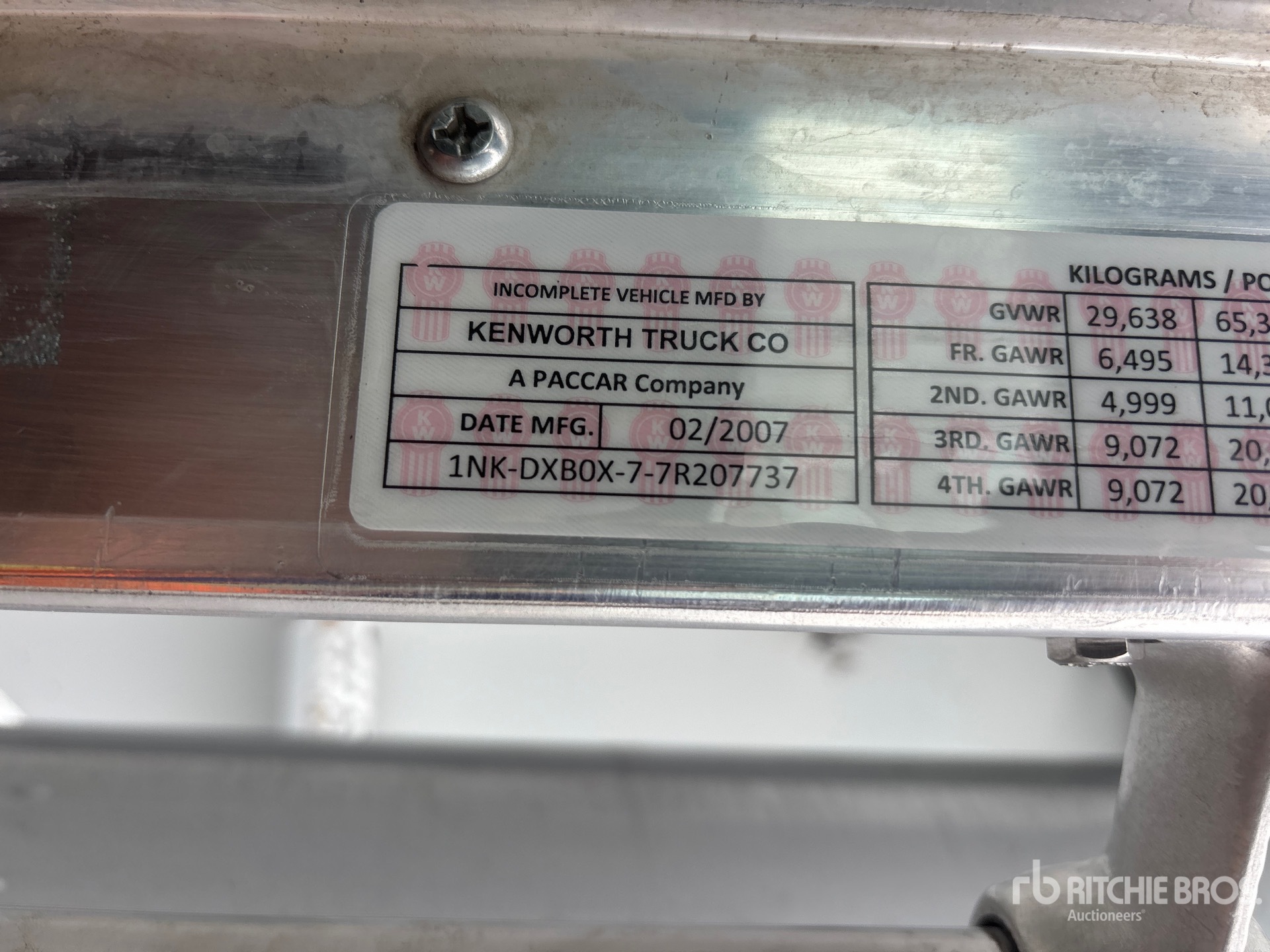 2007 Kenworth T800