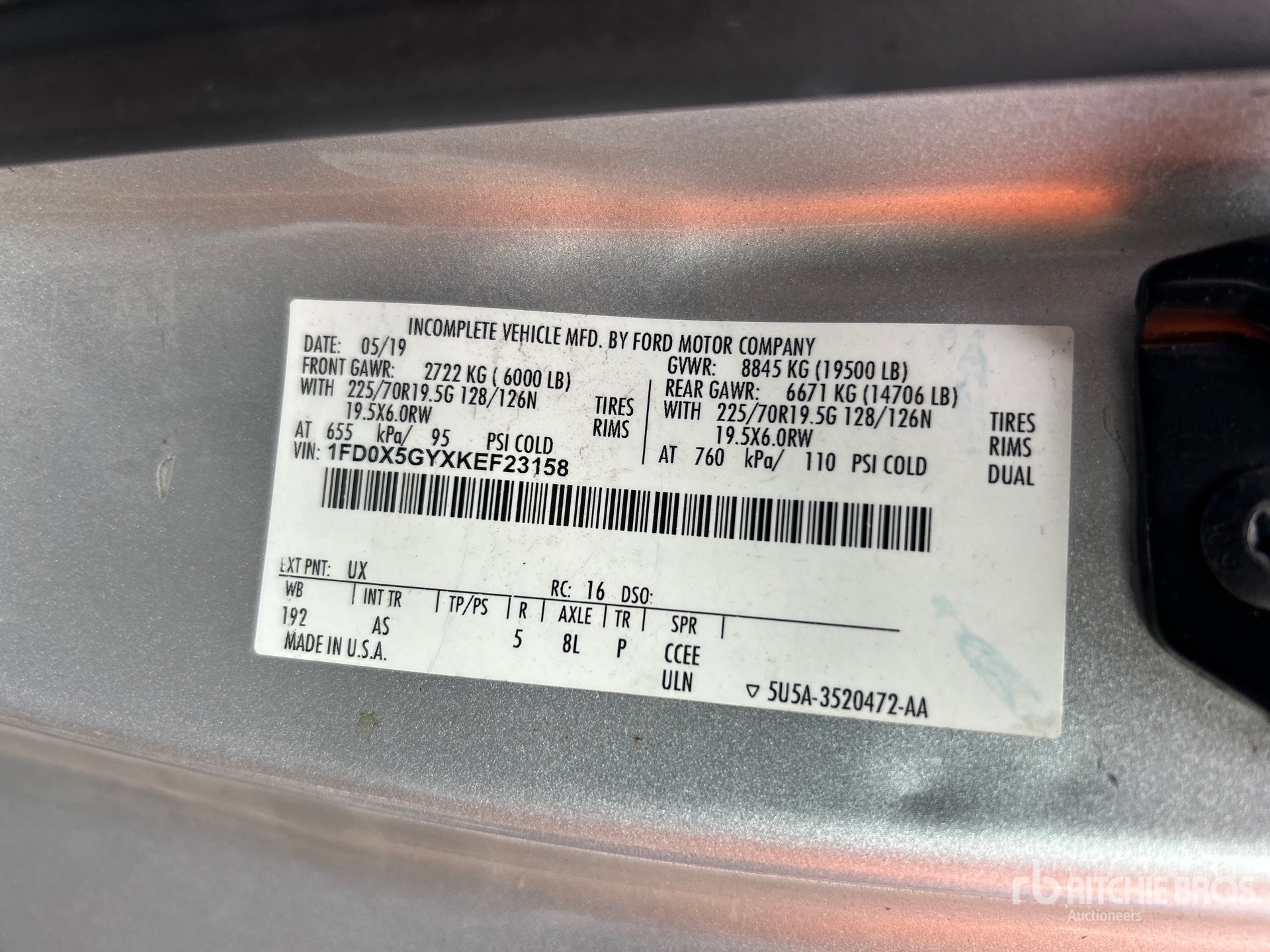 2019 Ford F-550