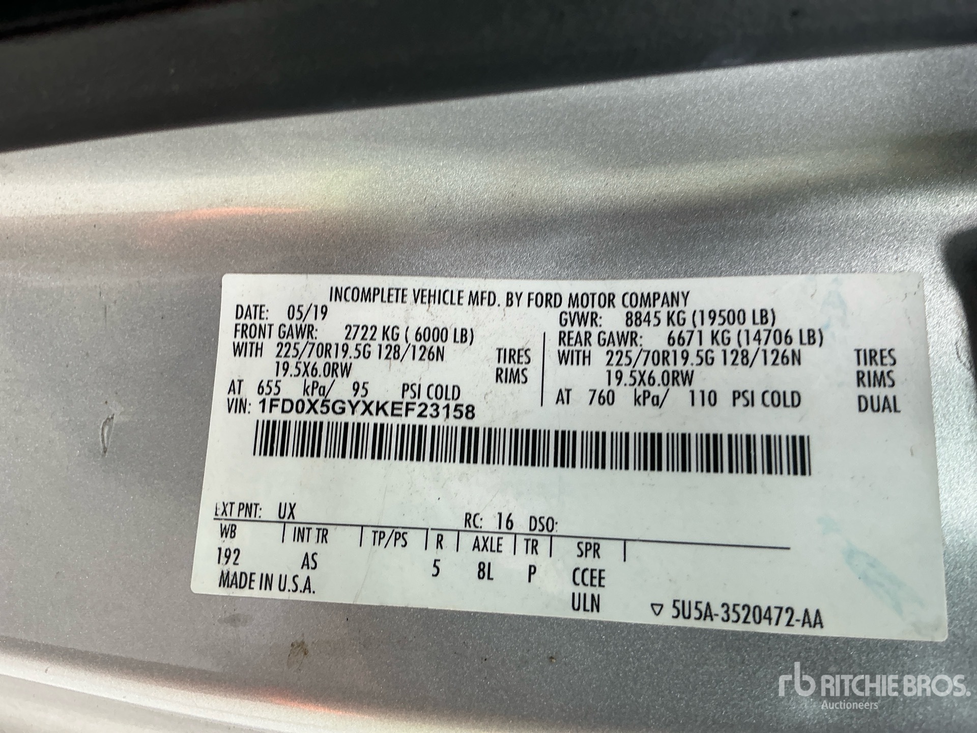 2019 Ford F-550