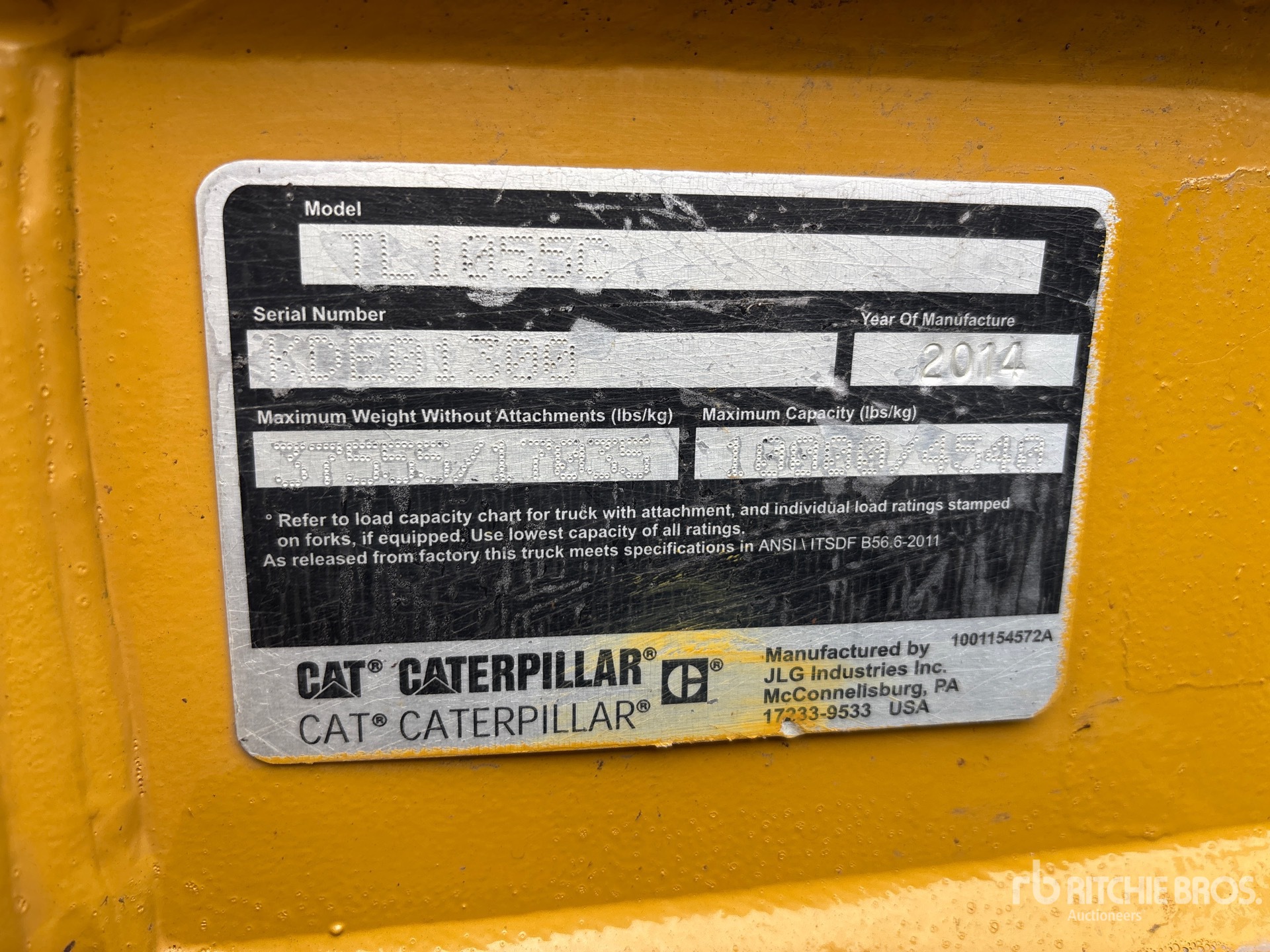 2014 Caterpillar TL1055C