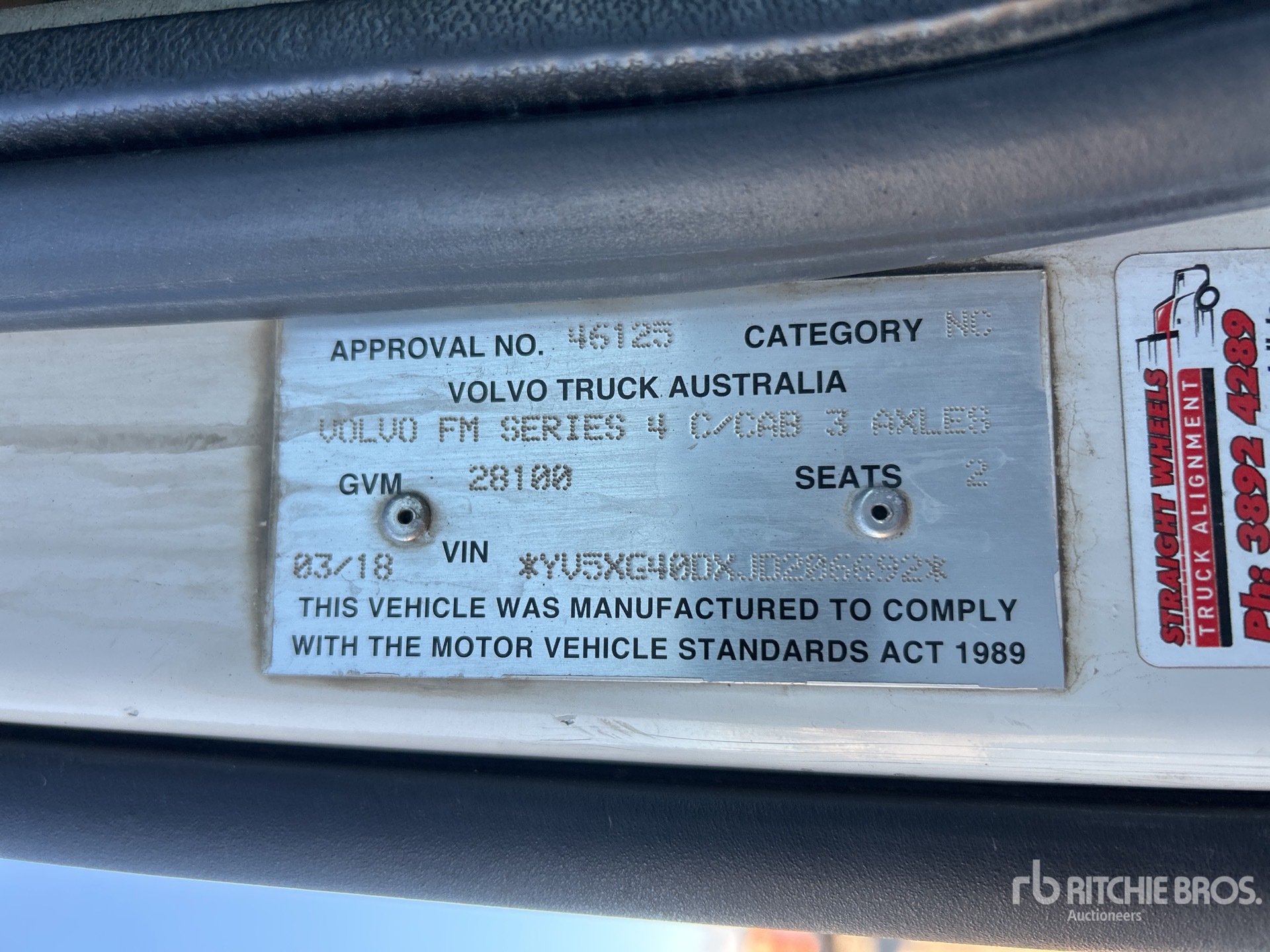2018 Volvo FM540