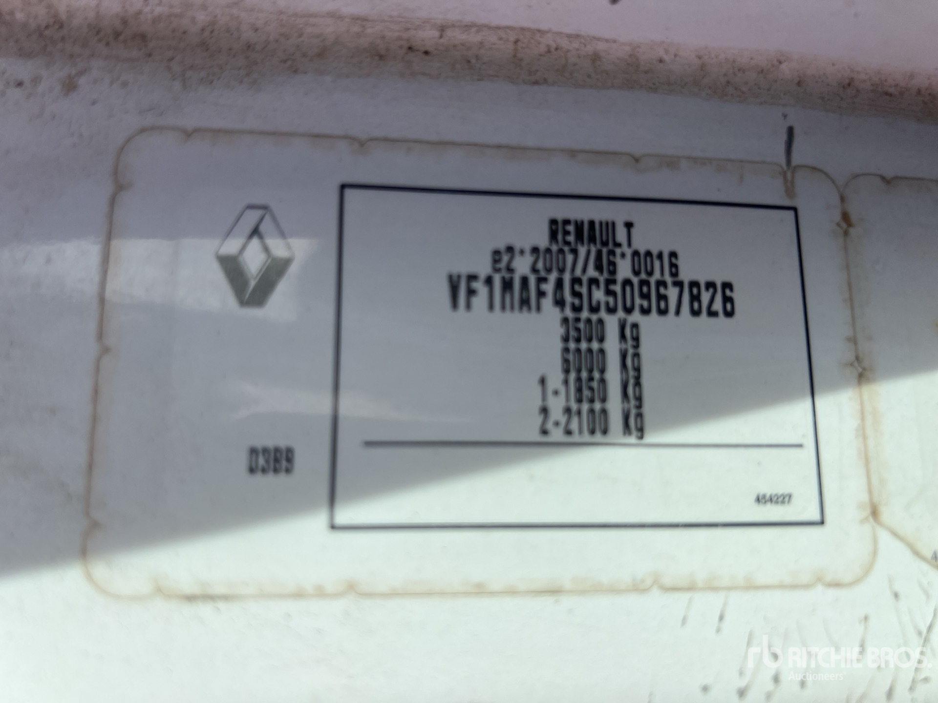 2014 Renault MASTER DCI 125