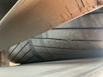Chassis with Discharge Conveyor Head and Tail Pulley