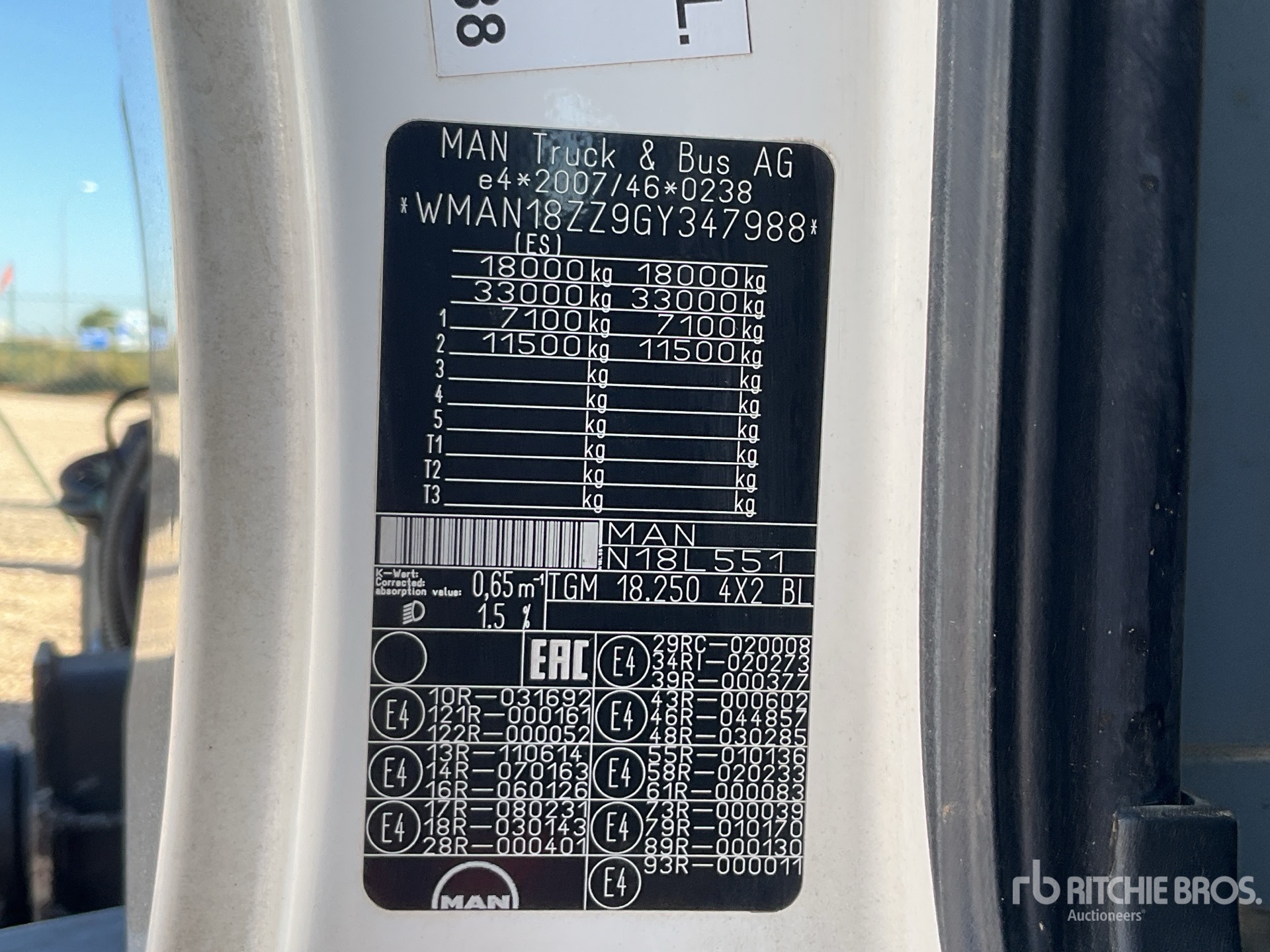 2016 Man TGM 18.250