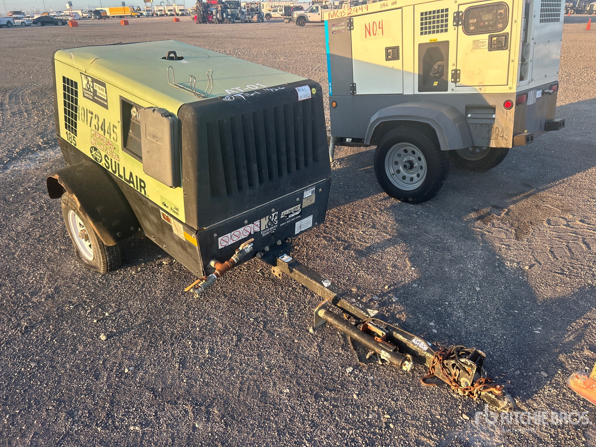 2015 Sullair 185 CFM MOBILE